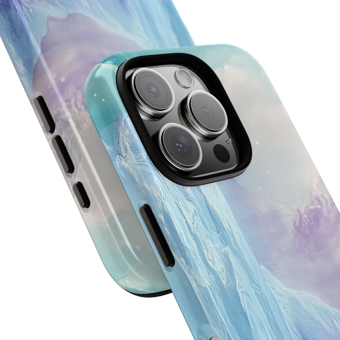 Artistic Phone Case with Iceberg Design