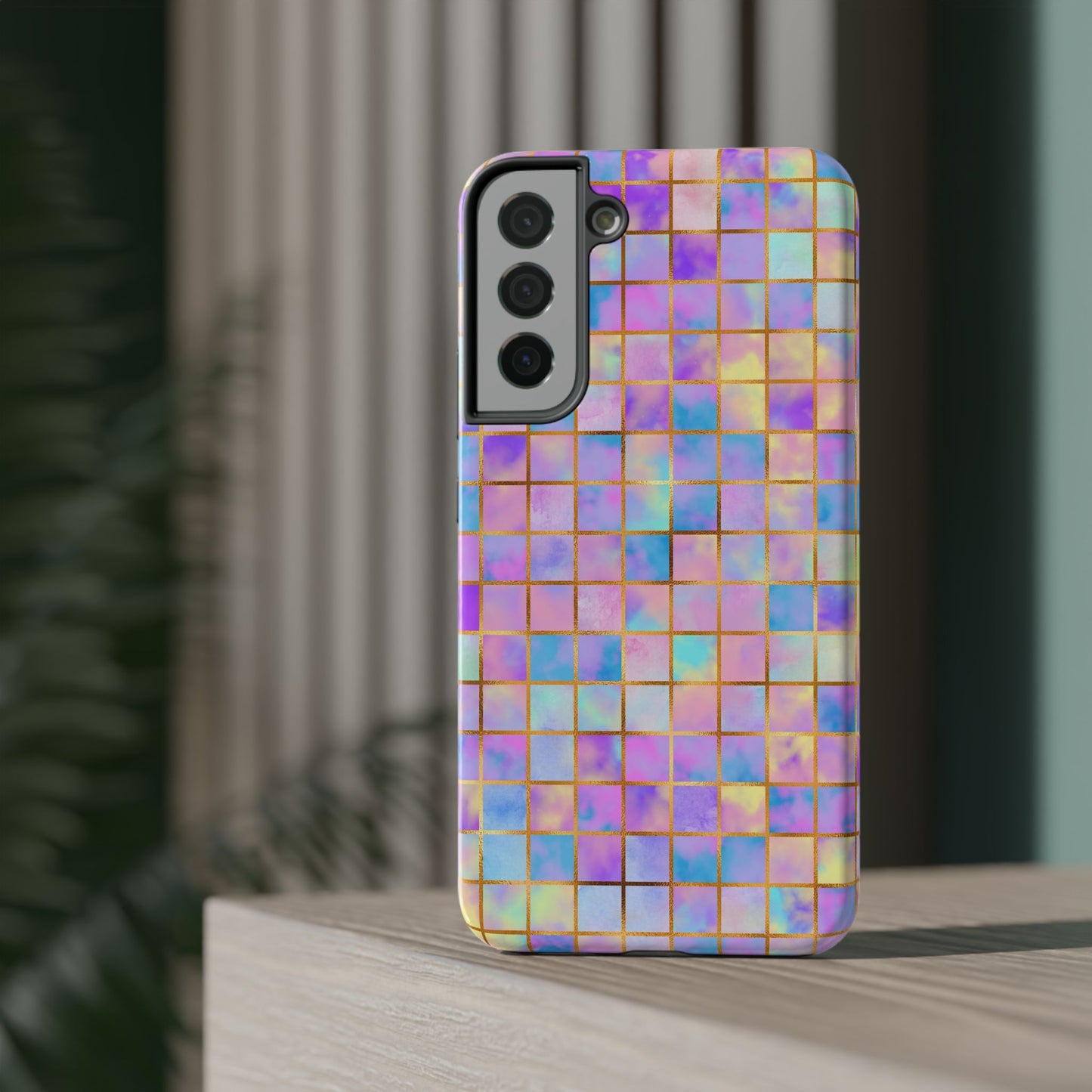 Colorful Mosaic Impact-Resistant Phone Case