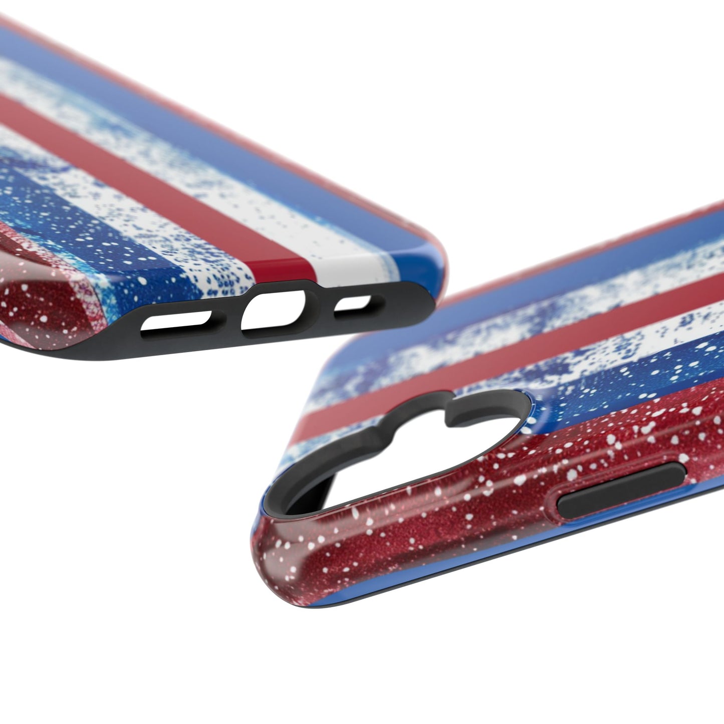Patriotic Stripes Impact-Resistant Phone Case