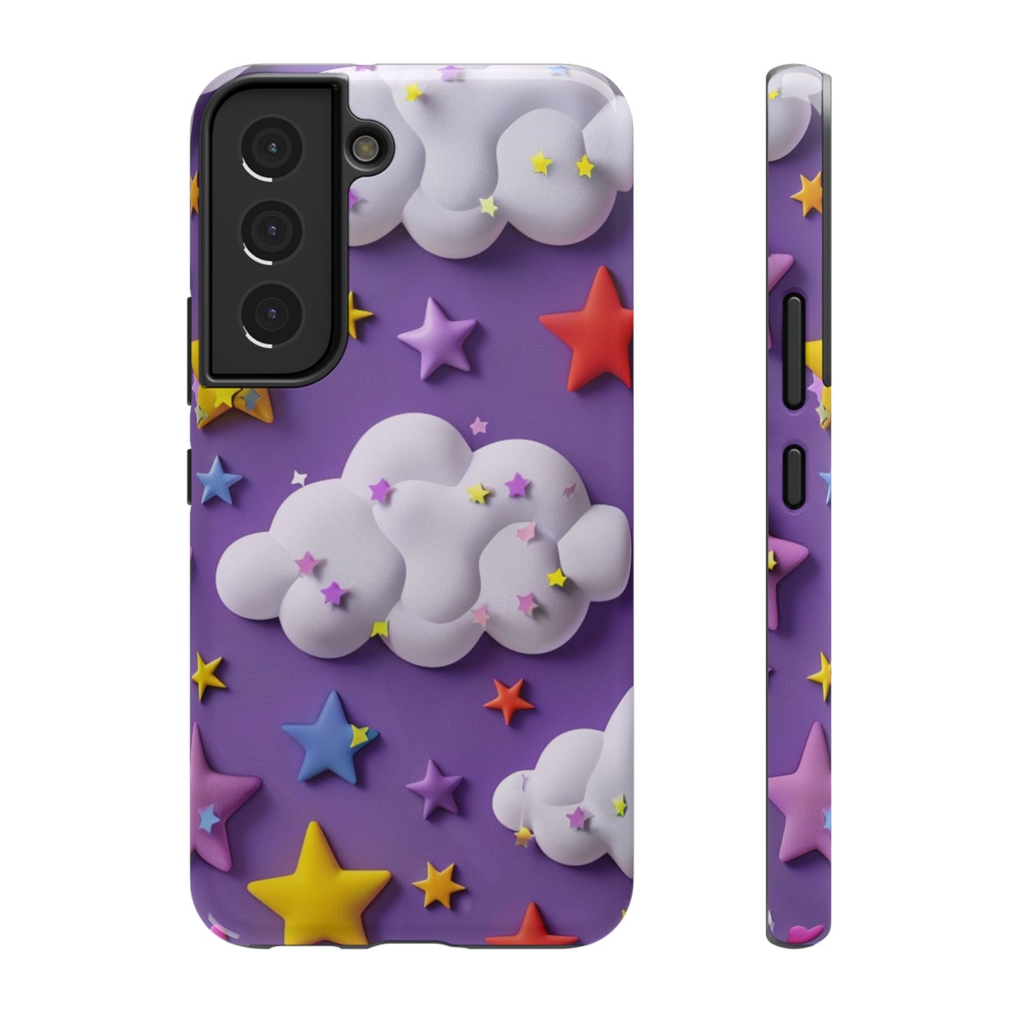 Colorful Cloud & Star Phone Case