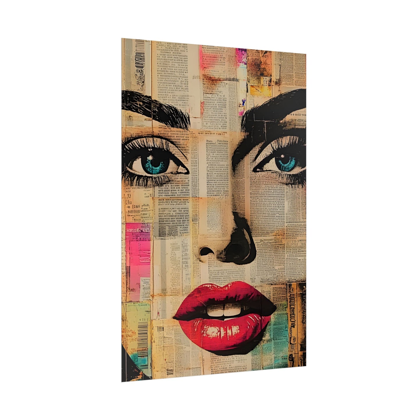 Retro Pop Culture Woman Poster 13 , Comic Wall Art