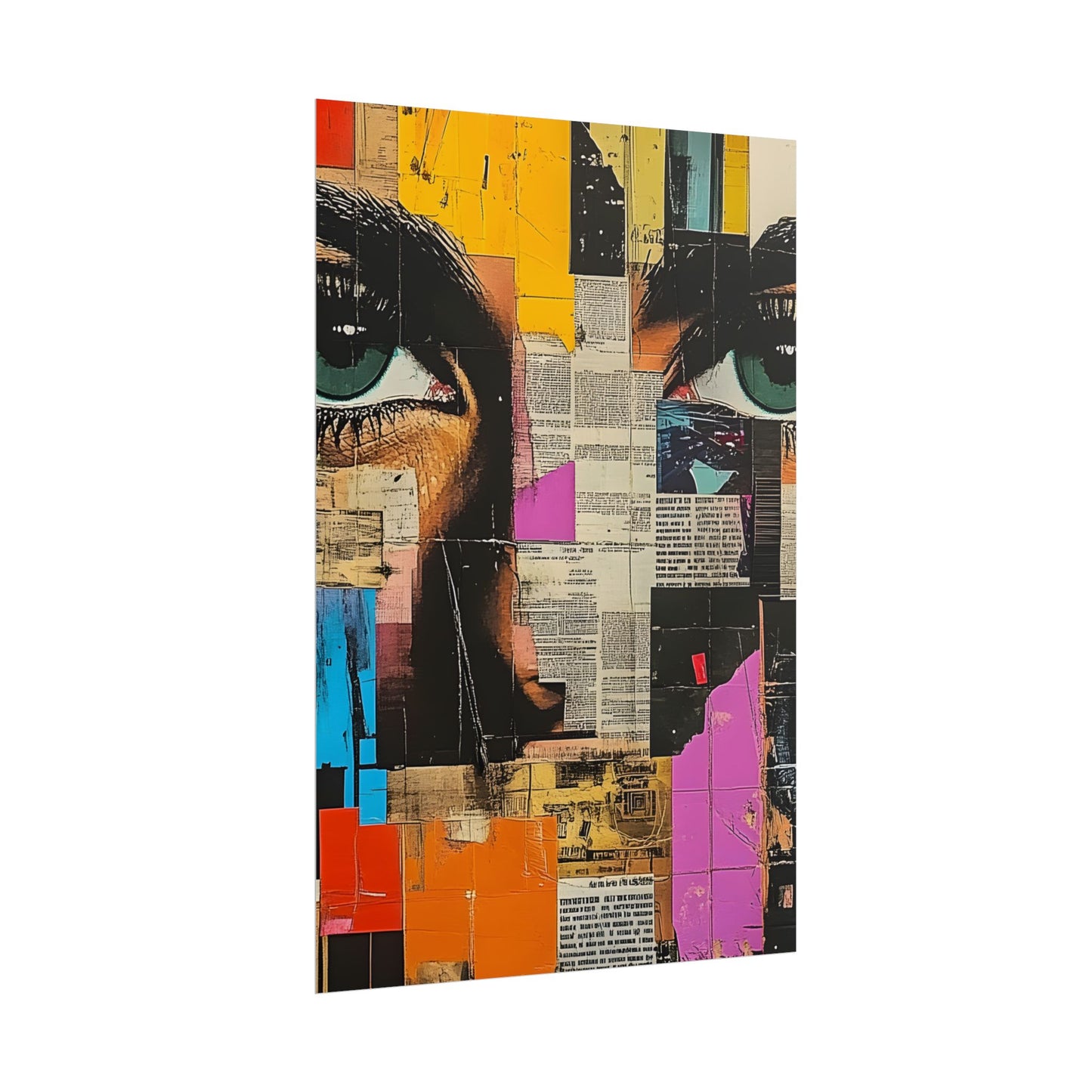 Wall Art Poster - Retro Pop Culture Woman 14 Comic Book Style