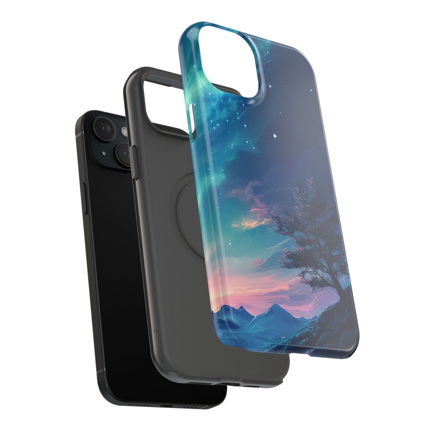 Stunning Galaxy Tree Impact-Resistant Phone Case