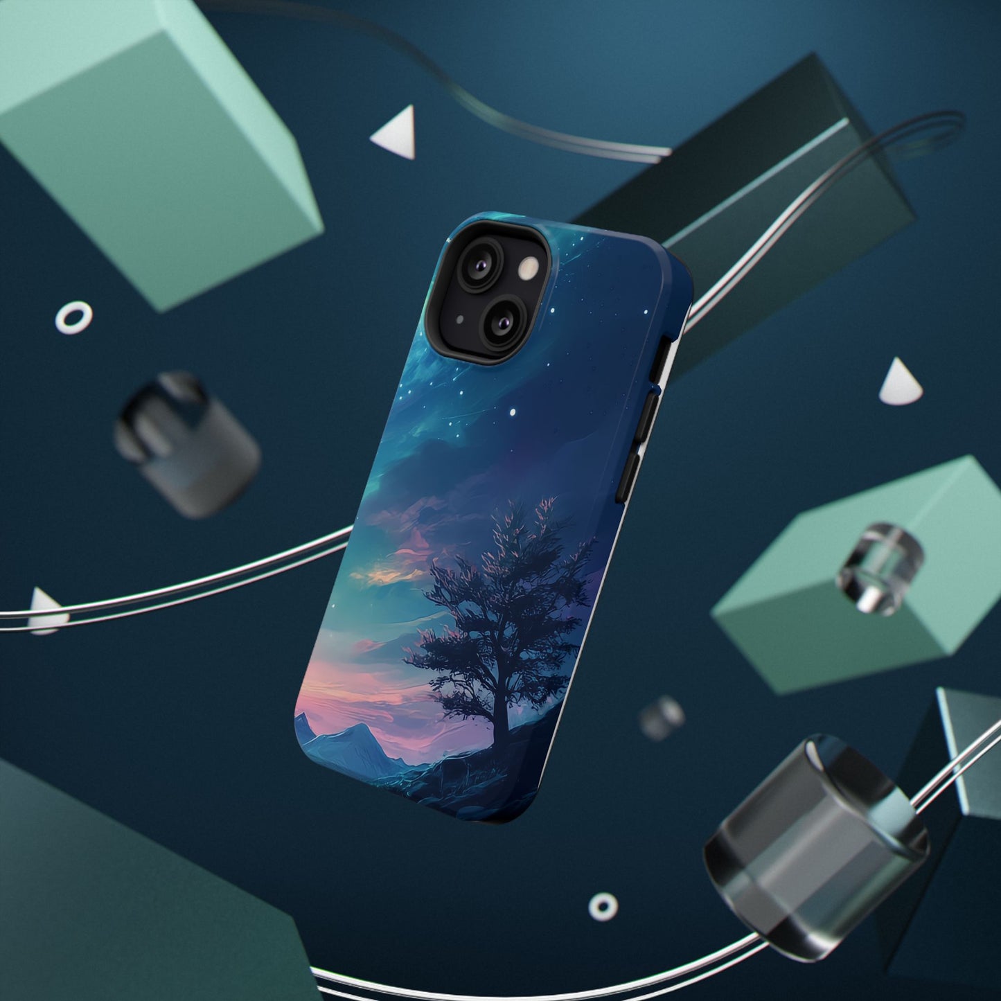 Stunning Galaxy Tree Impact-Resistant Phone Case