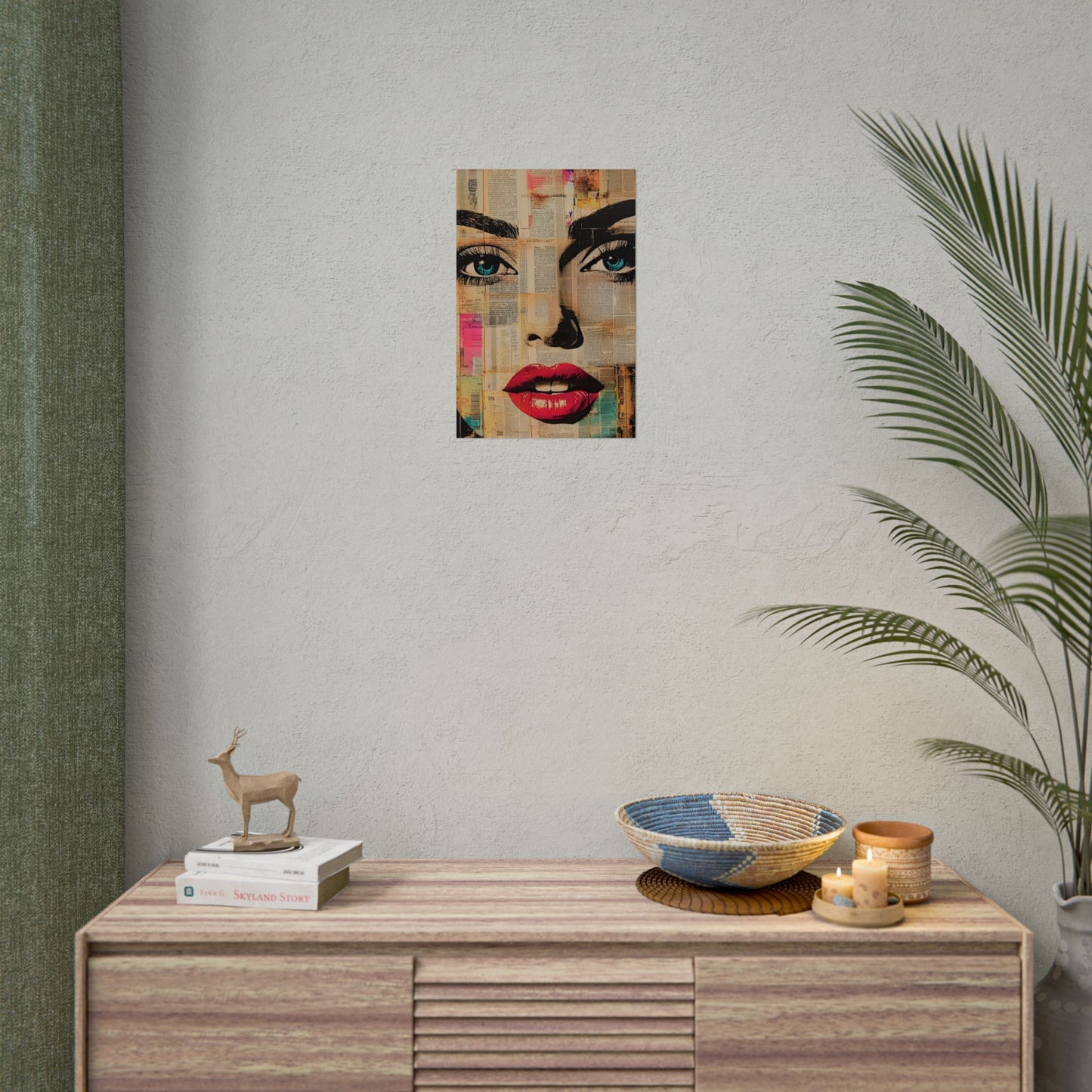 Retro Pop Culture Woman Poster 13 , Comic Wall Art