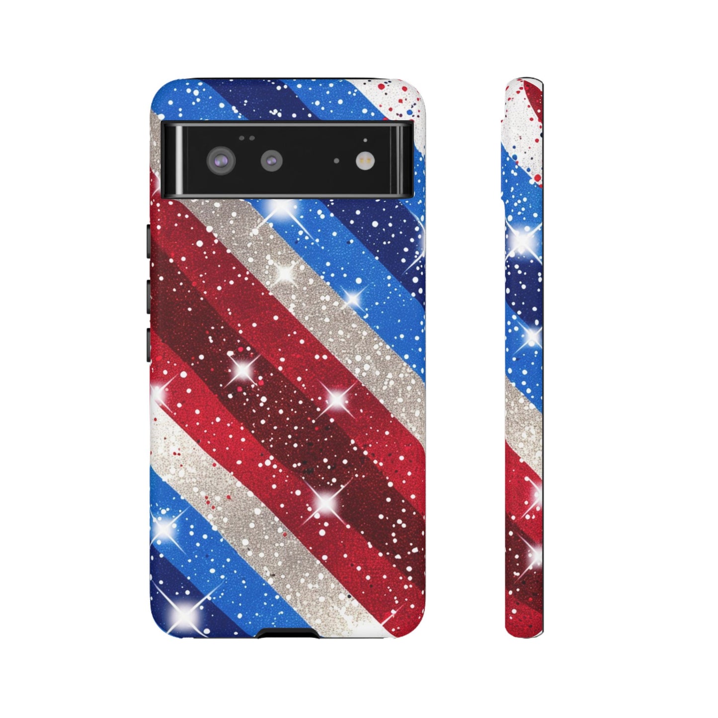 Glittery Patriotic Phone Case - Tough Cases