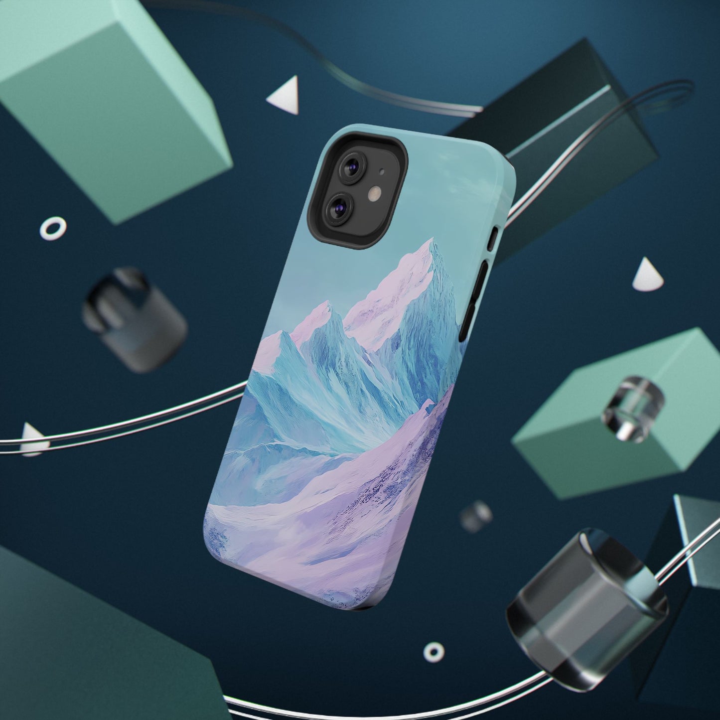Mountain Landscape Phone Case - Impact-Resistant Protection for Nature Lovers