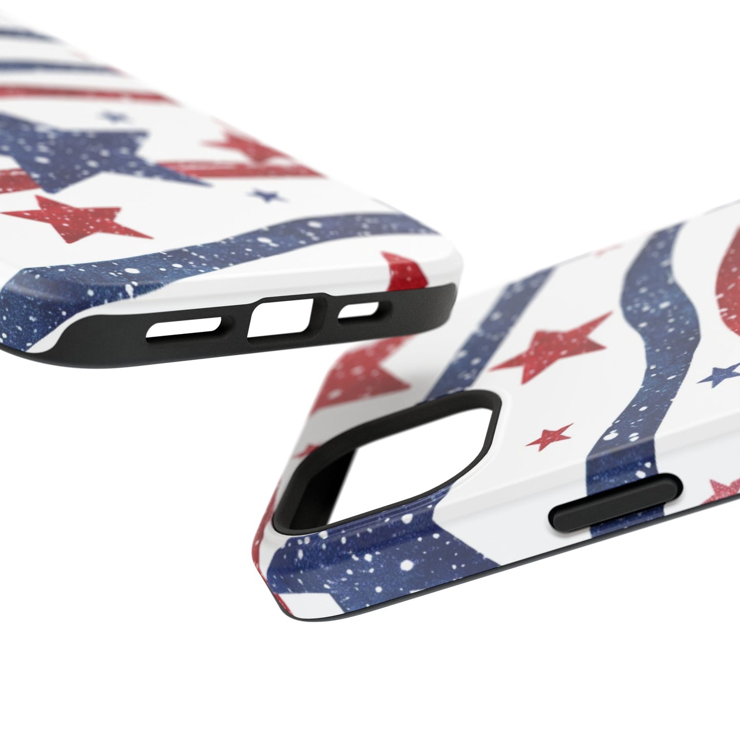 Stars & Stripes Design Impact-Resistant Phone Case