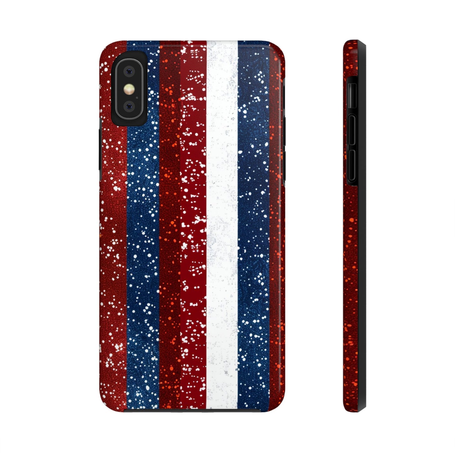 Patriotic Glitter Tough Phone Case