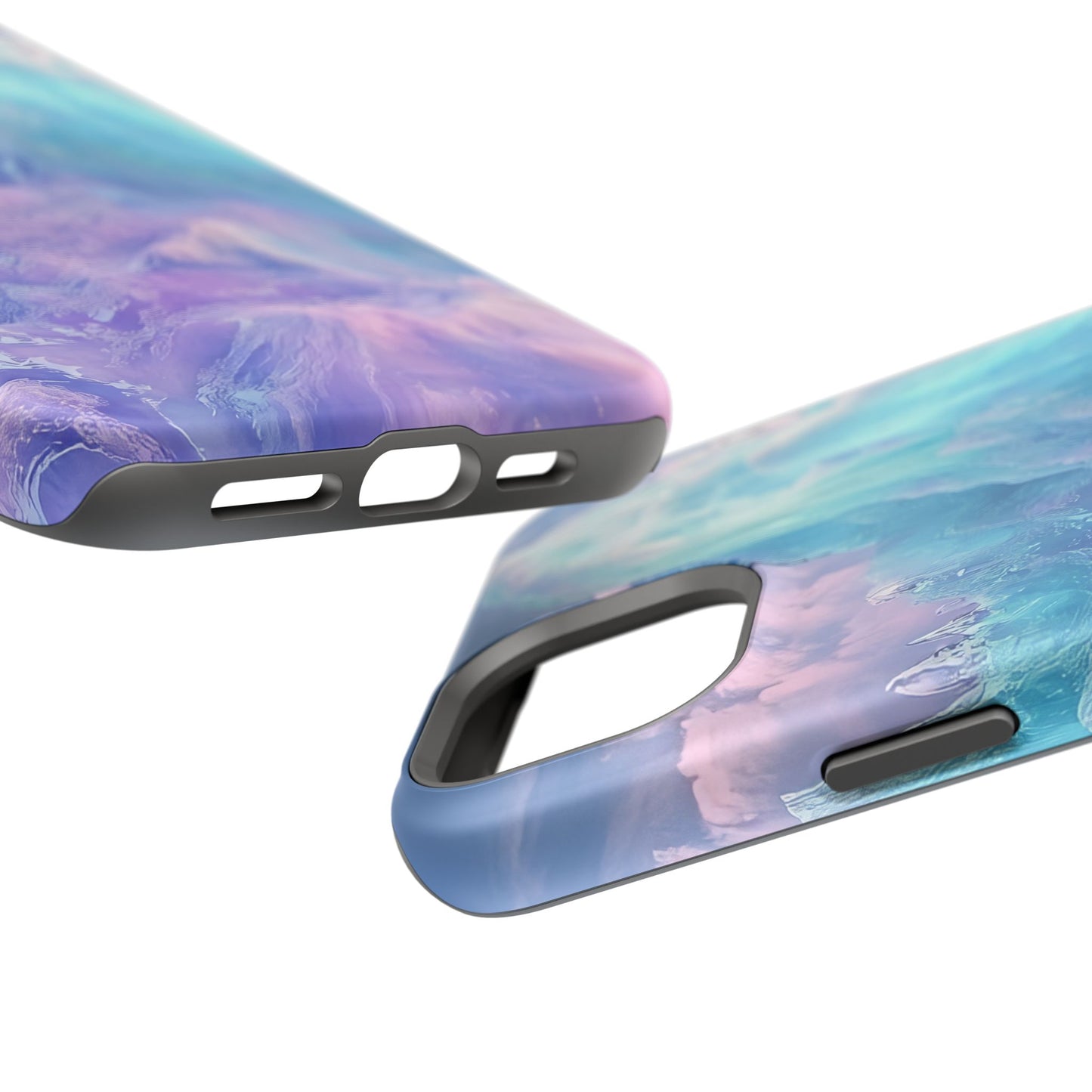 Phone Case - Colorful Abstract Waves Design