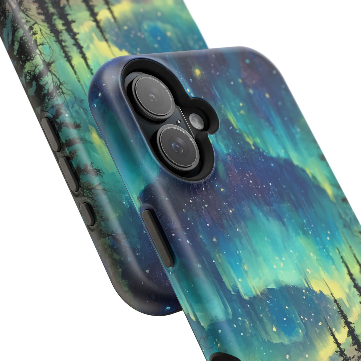 Aurora Borealis Impact-Resistant Phone Case - Durable Protection with Stunning Northern Lights Design
