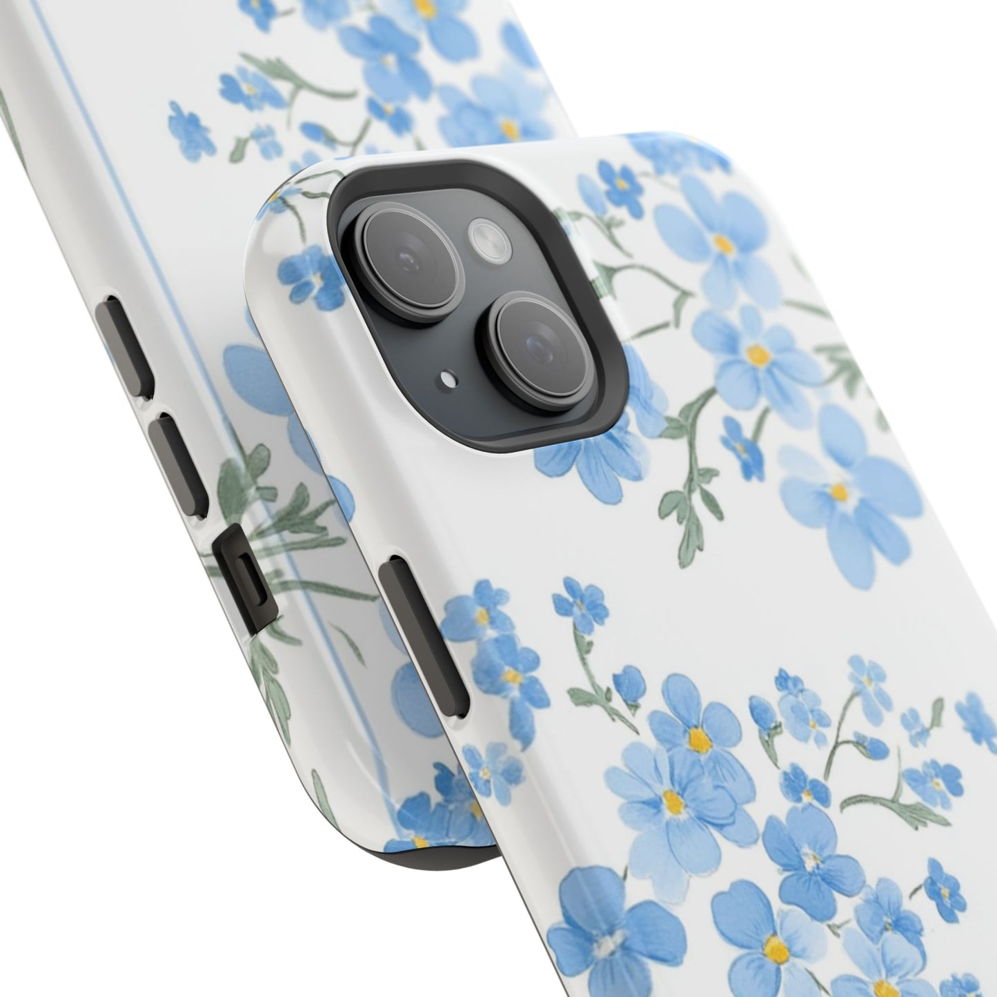 Blue Flower Design Floral Phone Case