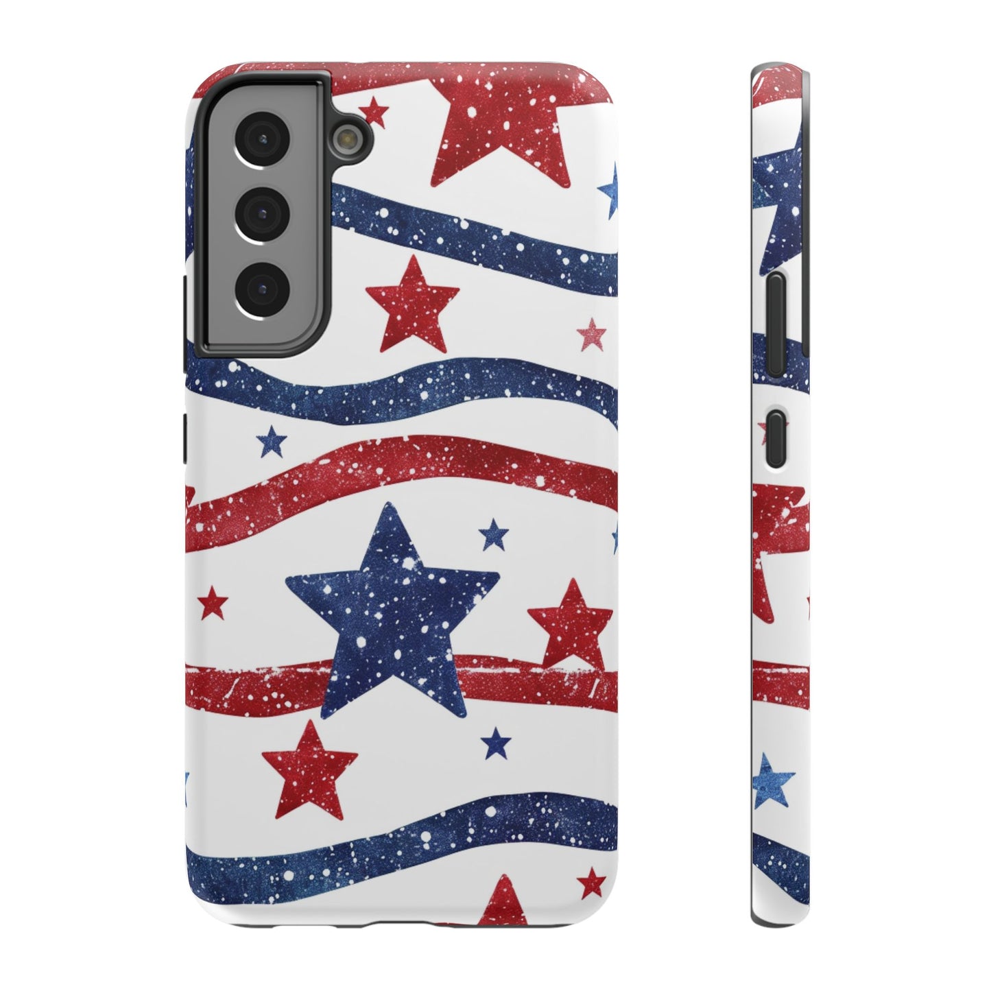 Stars & Stripes Design Impact-Resistant Phone Case