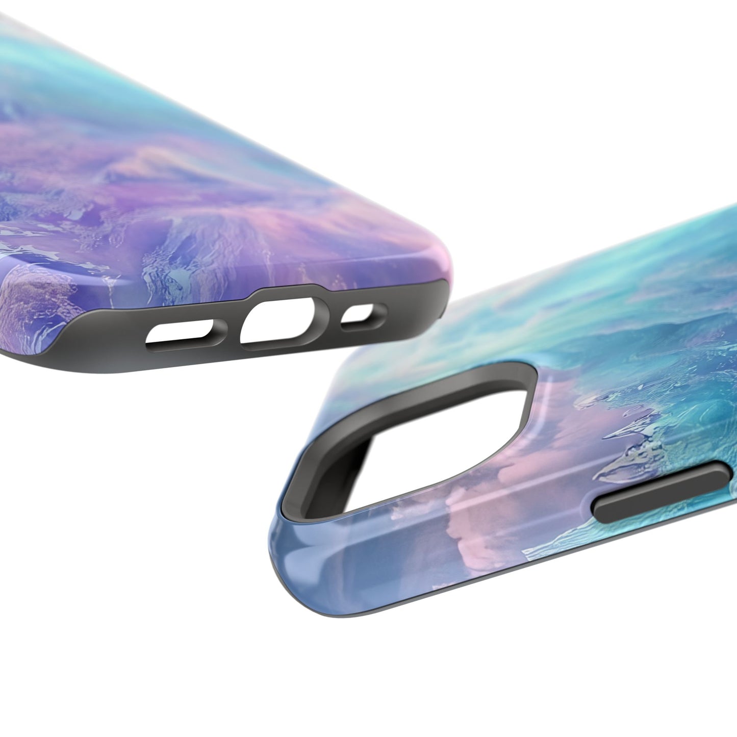 Phone Case - Colorful Abstract Waves Design