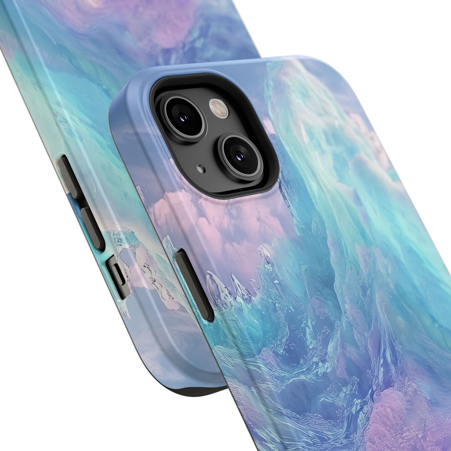 Phone Case - Colorful Abstract Waves Design