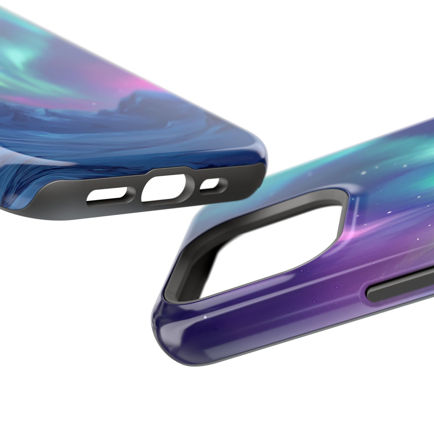 Aurora Borealis Impact-Resistant Phone Case - Colorful Northern Lights Design-2