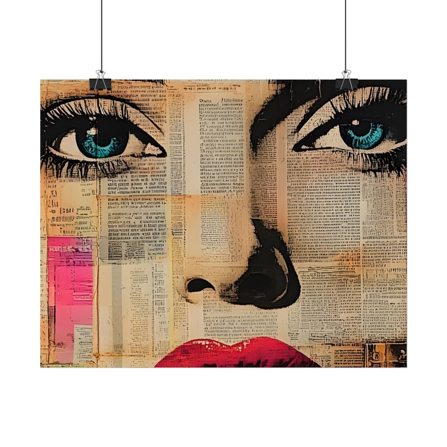 Retro Pop Culture Woman Poster 13 , Comic Wall Art