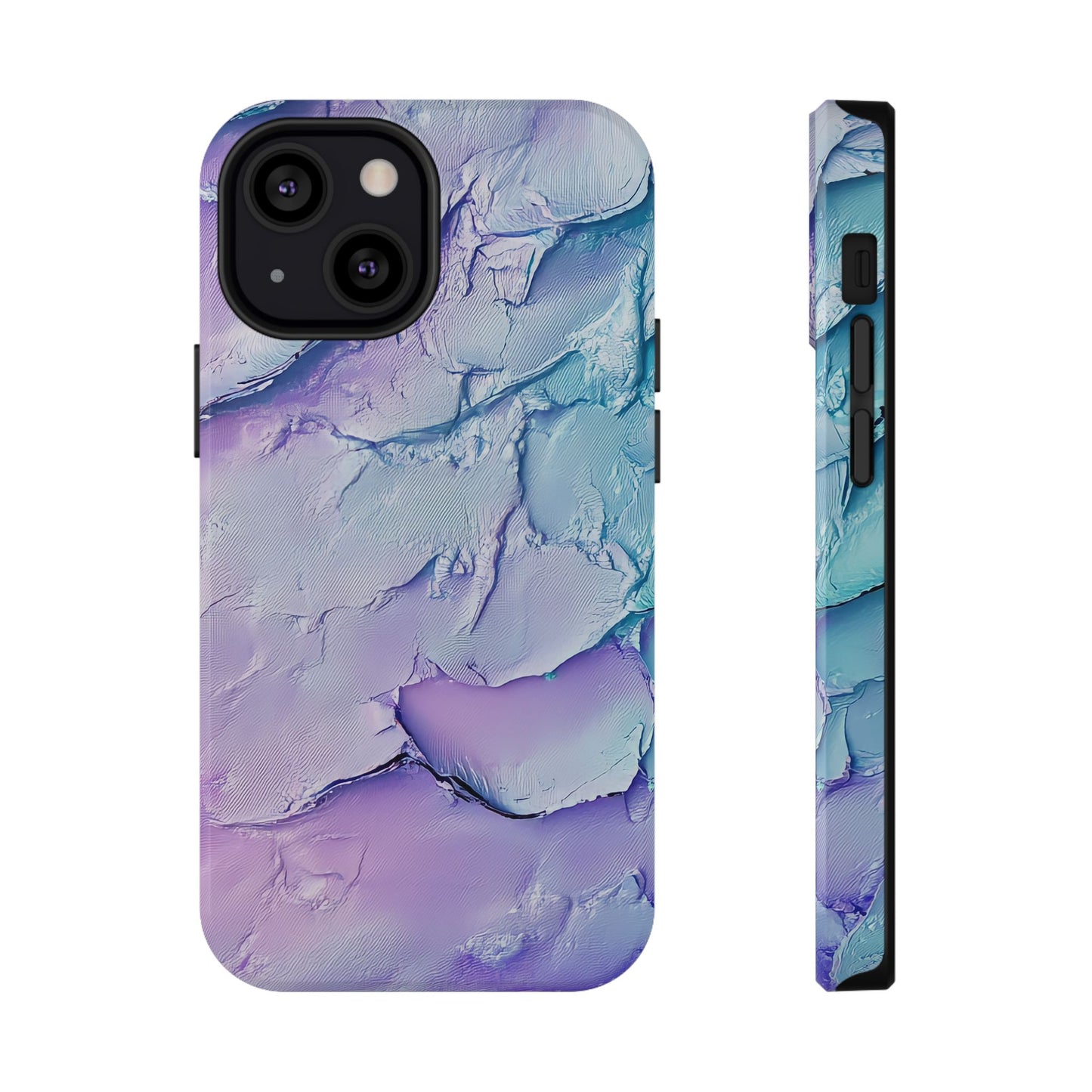 Vibrant Impact-Resistant Phone Case - Colorful Texture Design