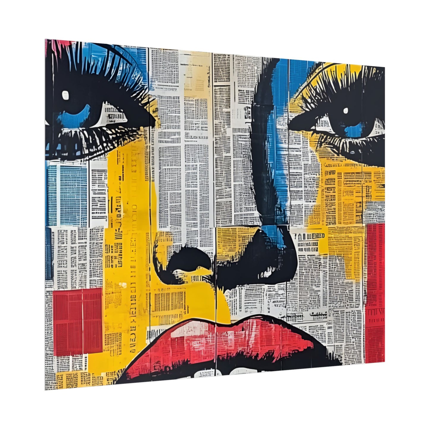 Poster Wall Art - Retro Pop Culture Woman 18 Comic Book Style