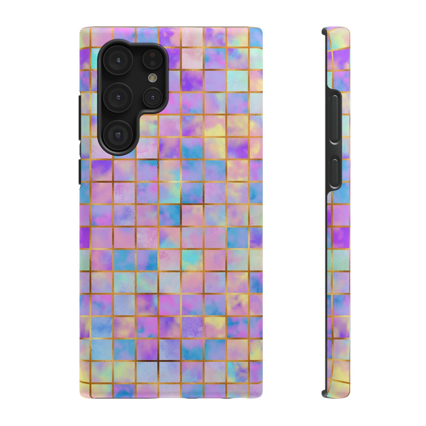 Colorful Mosaic Impact-Resistant Phone Case