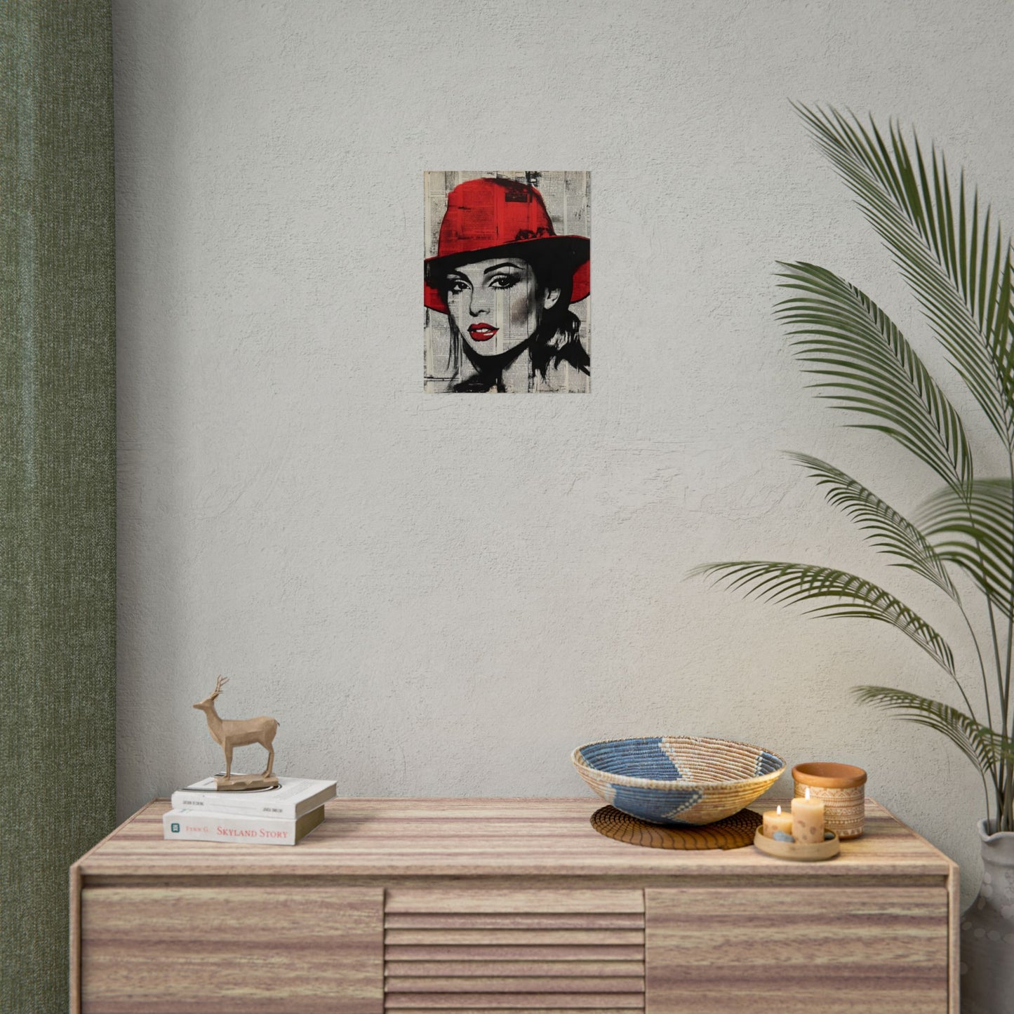 Retro Pop Culture woman 4 - Vintage poster, Wall Art
