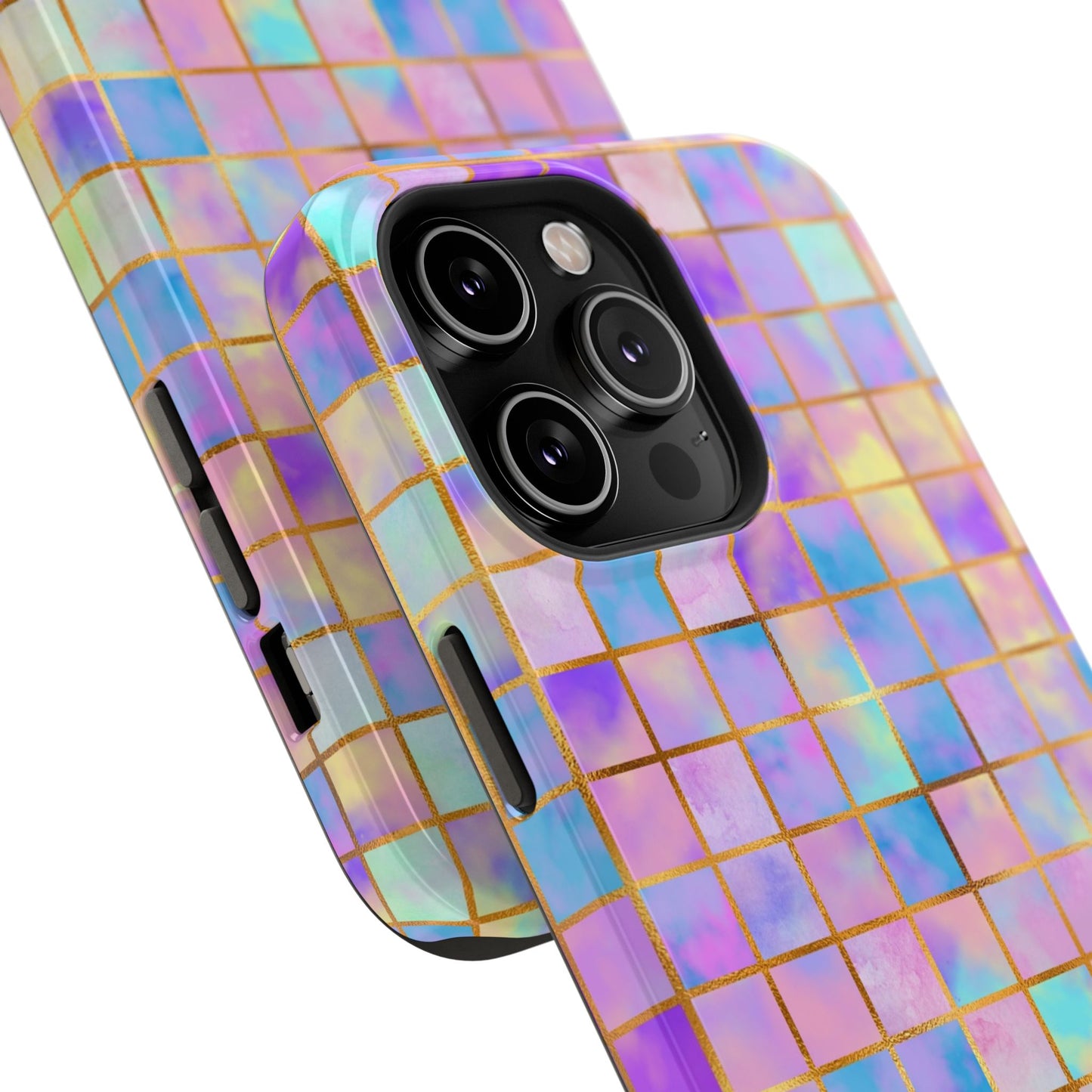 Colorful Mosaic Impact-Resistant Phone Case