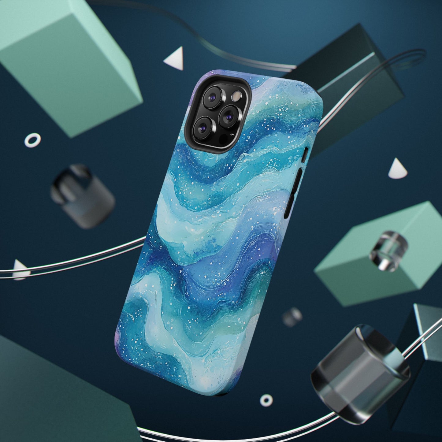 Ocean Wave Impact-Resistant Phone Case - Stylish and Durable Design