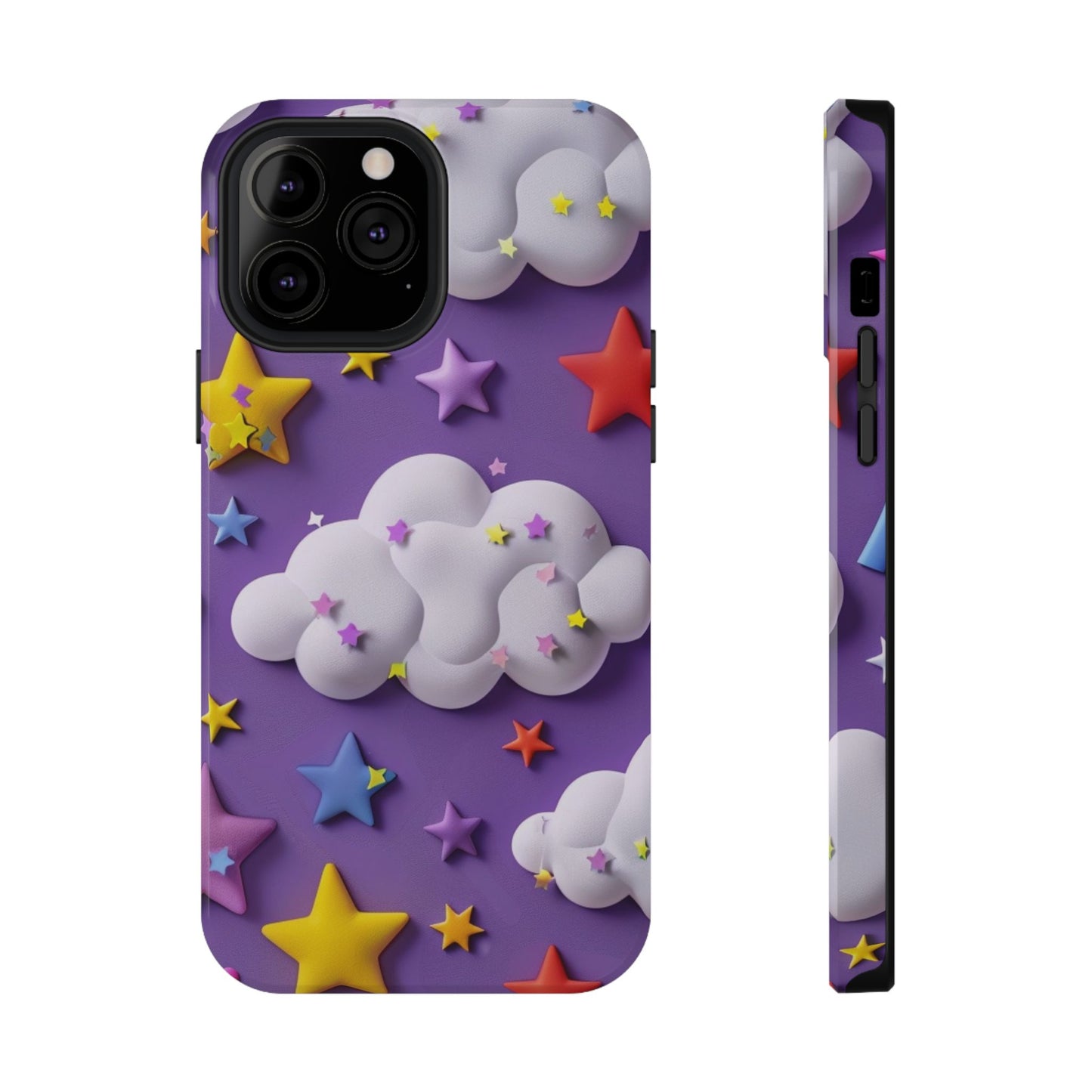 Colorful Cloud & Star Phone Case