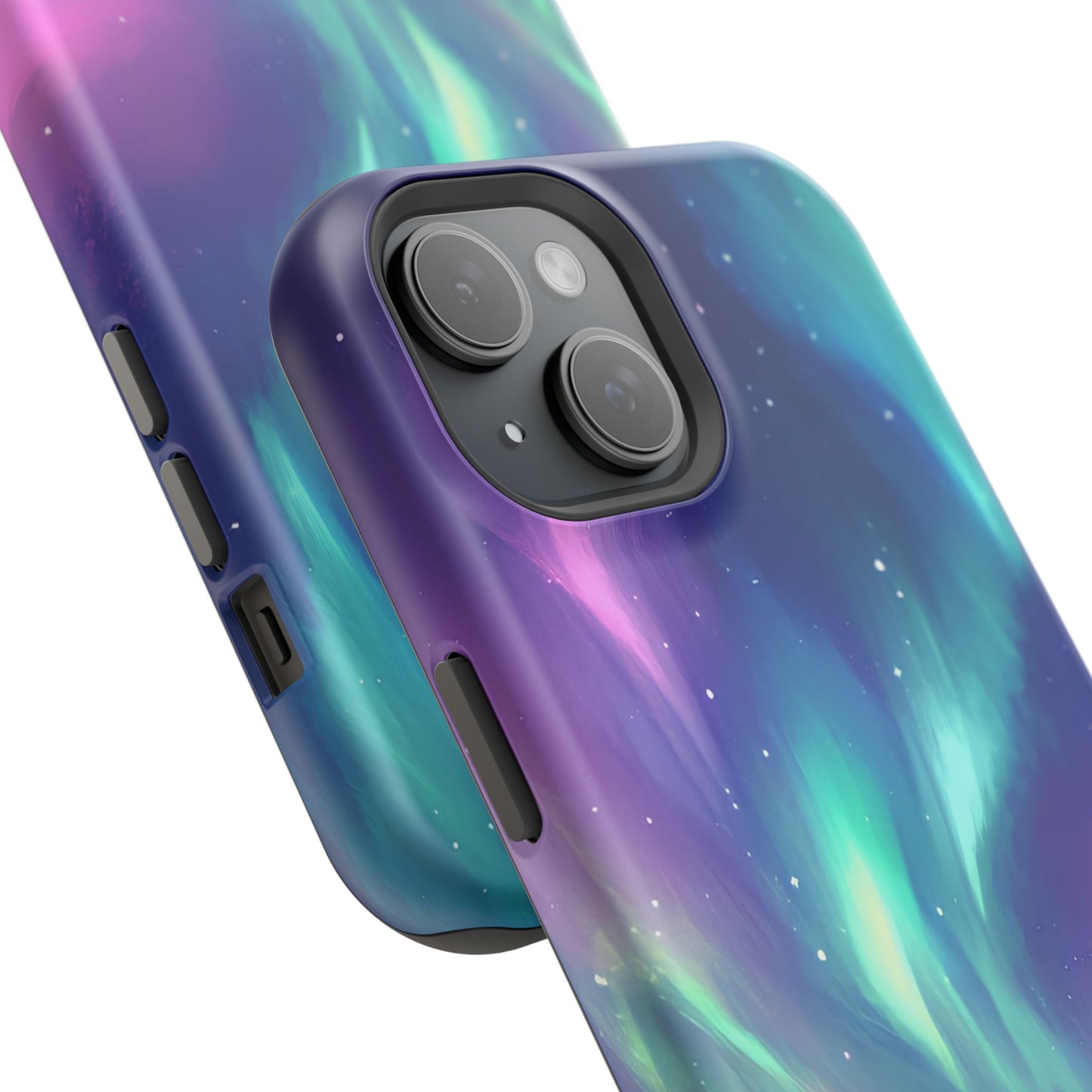 Aurora Borealis Impact-Resistant Phone Case - Colorful Northern Lights Design-2