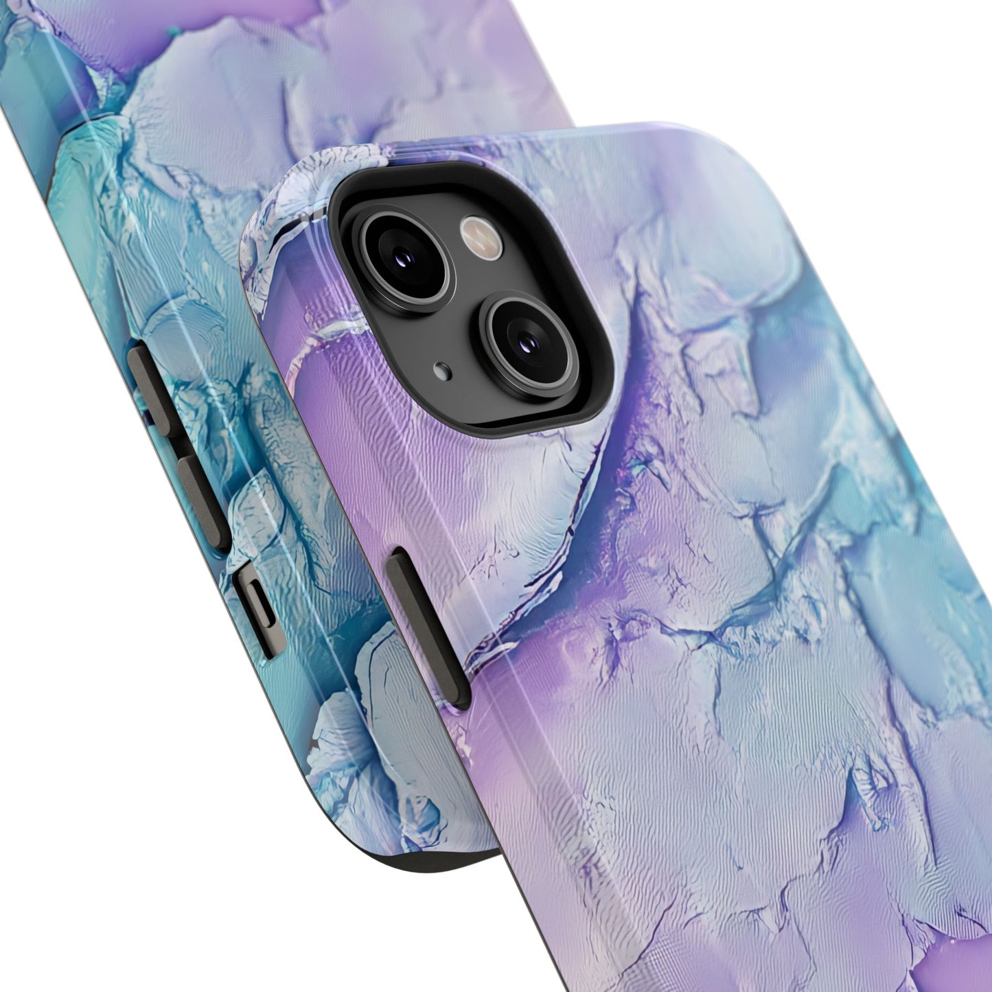 Vibrant Impact-Resistant Phone Case - Colorful Texture Design