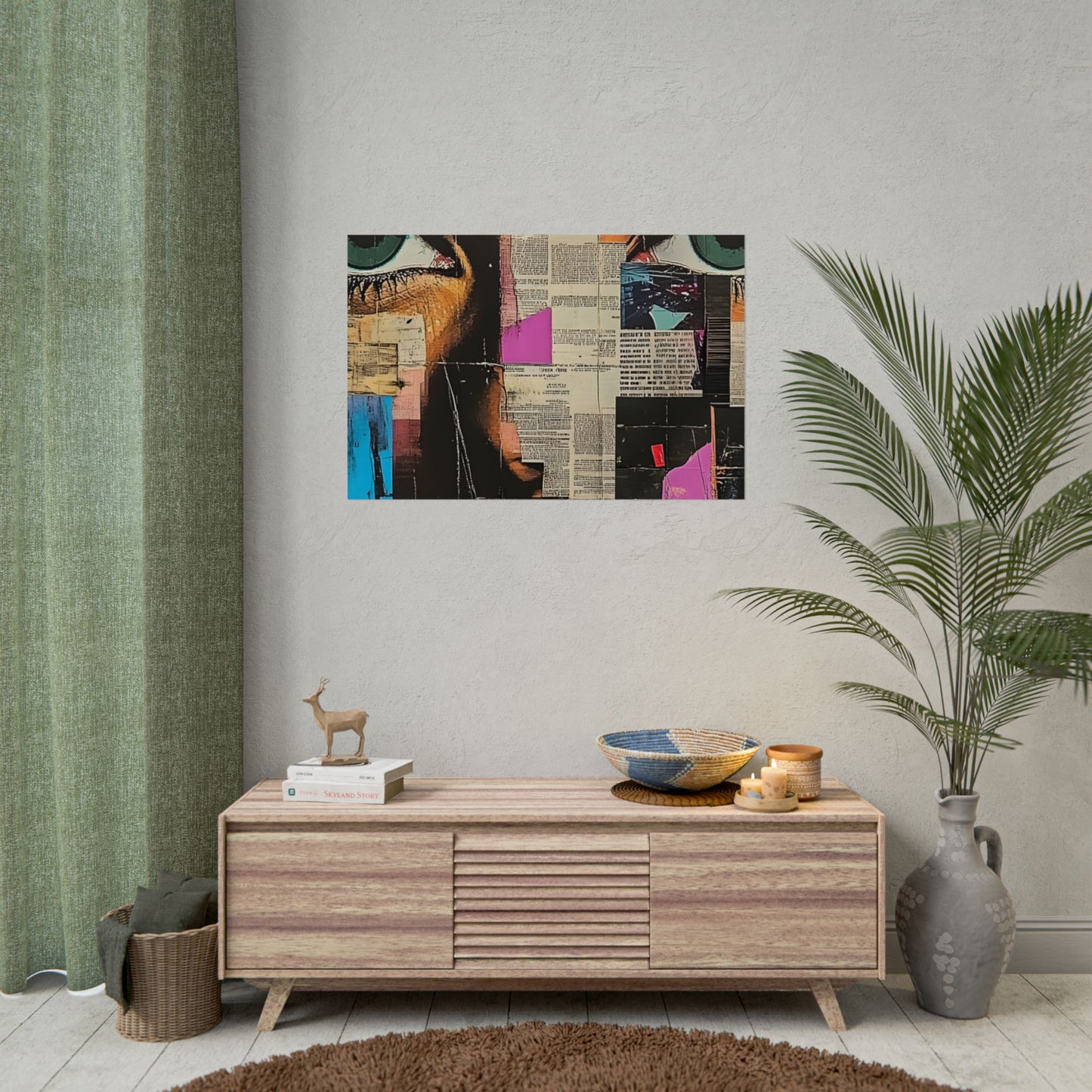 Wall Art Poster - Retro Pop Culture Woman 14 Comic Book Style