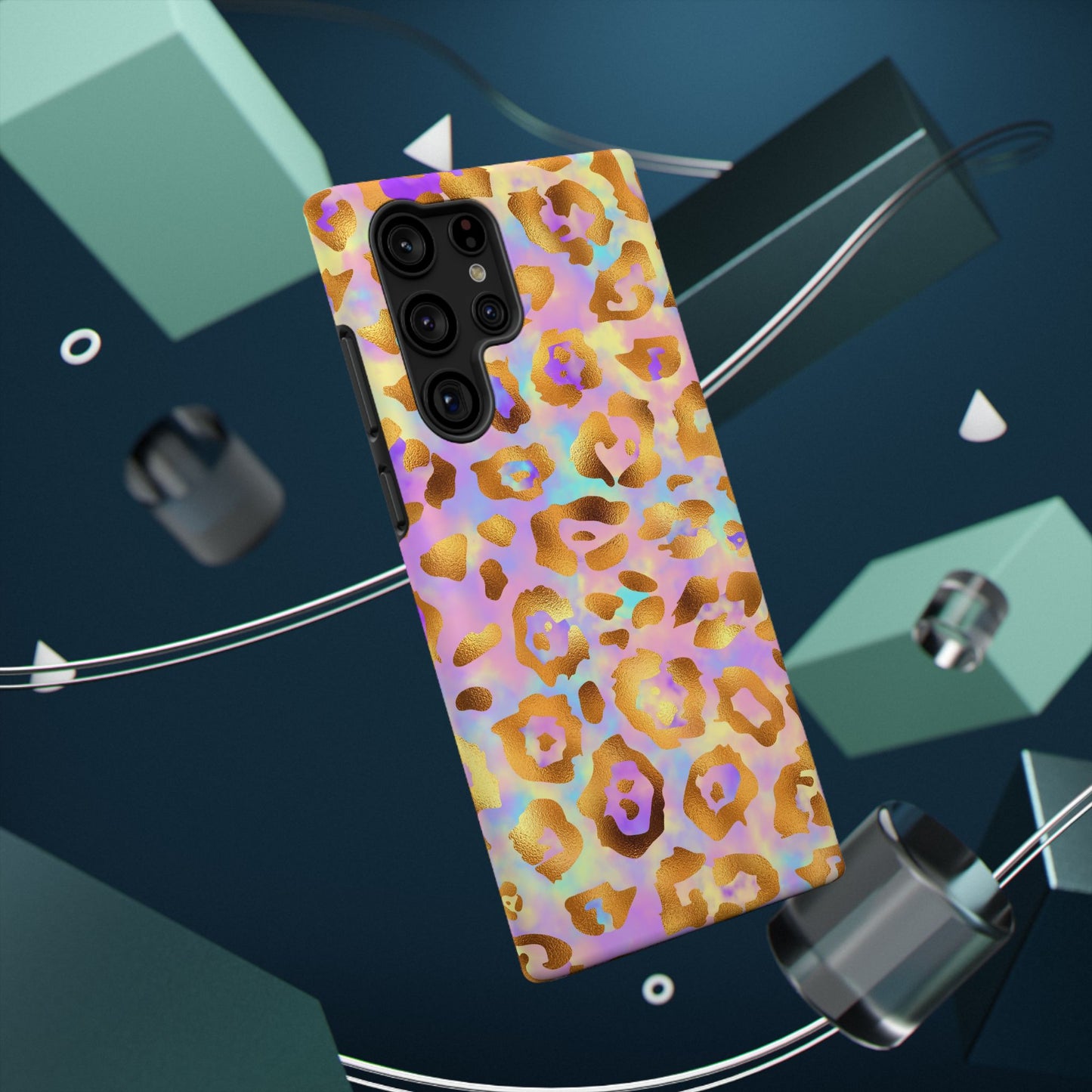 Leopard Print Impact-Resistant Phone Case