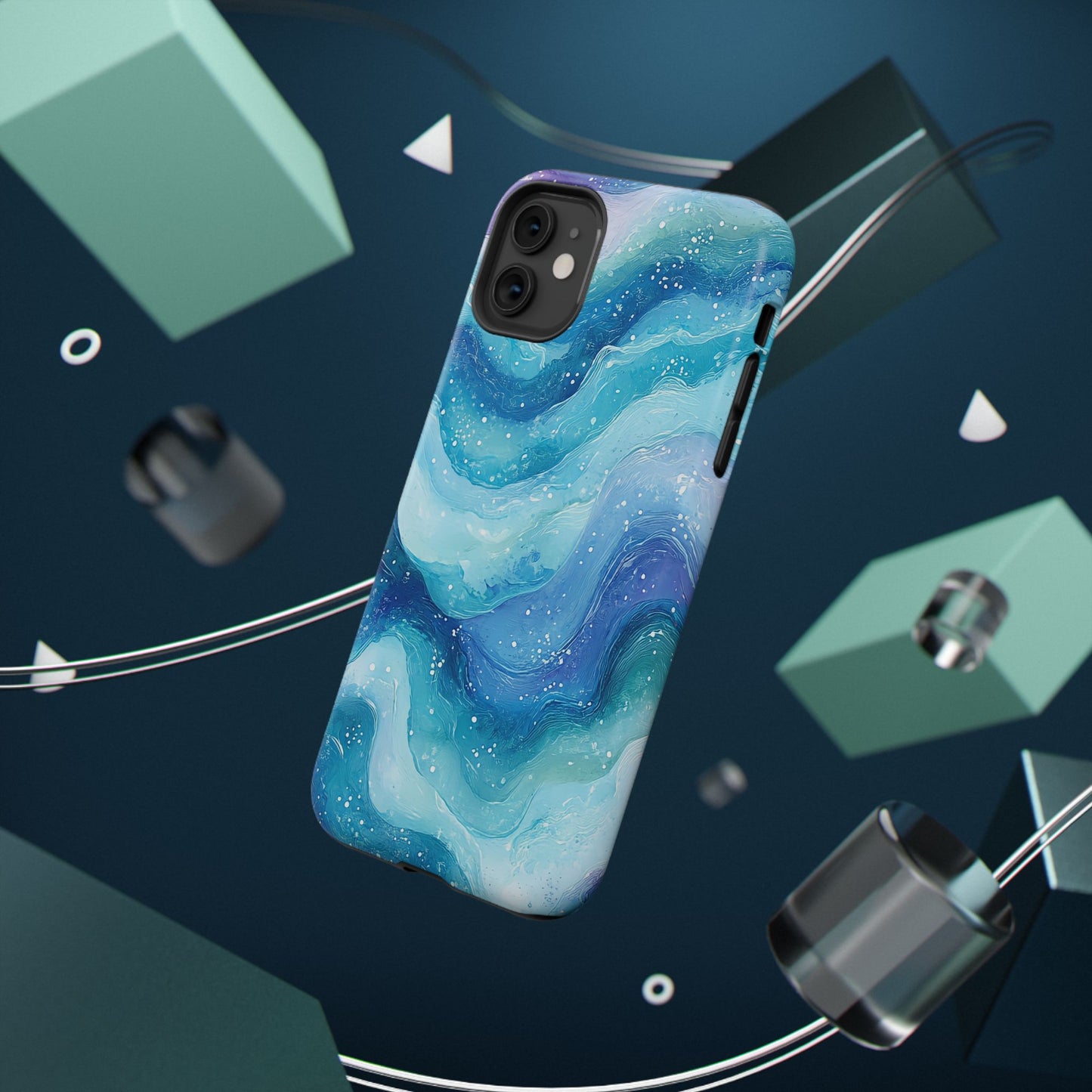 Ocean Wave Impact-Resistant Phone Case - Stylish and Durable Design