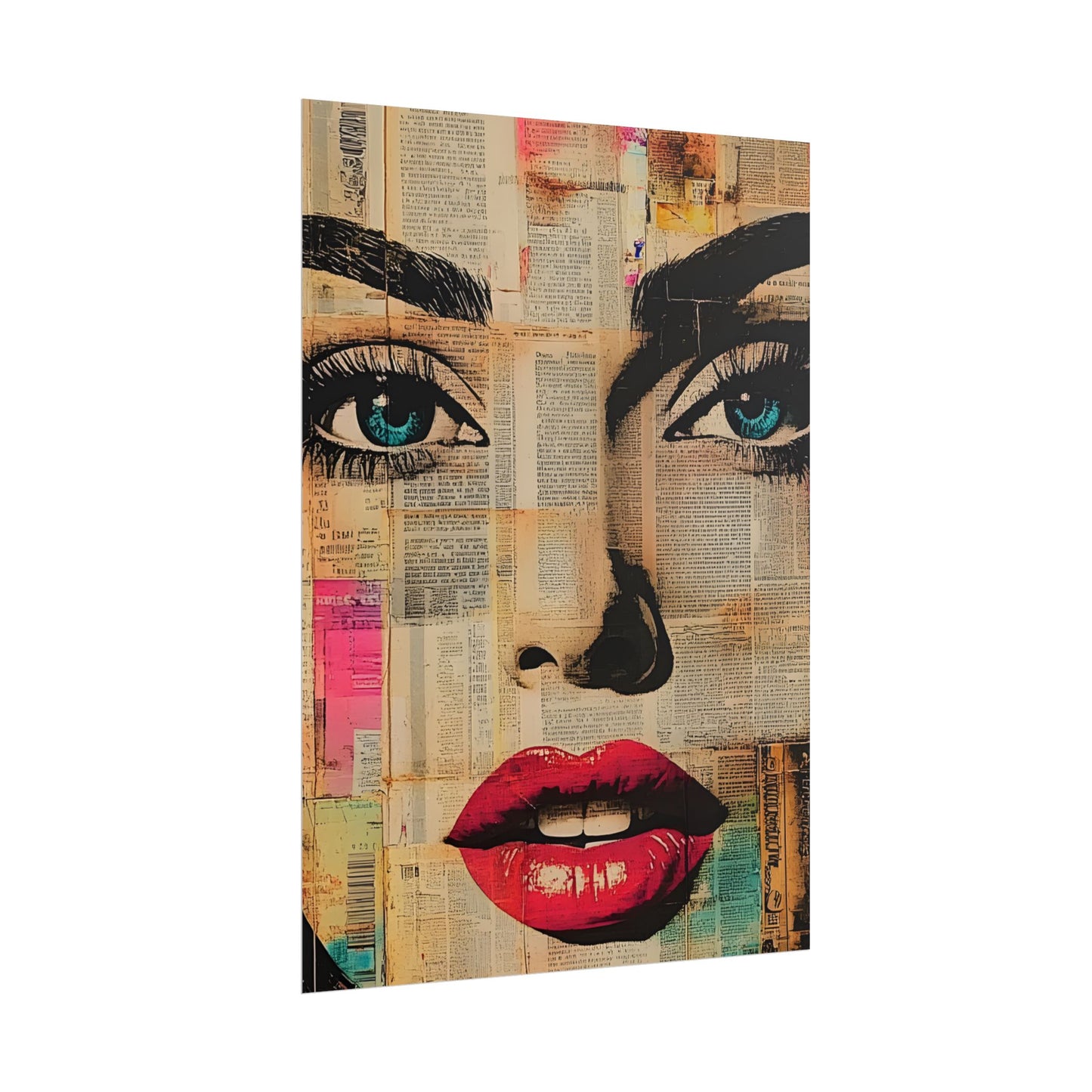 Retro Pop Culture Woman Poster 13 , Comic Wall Art