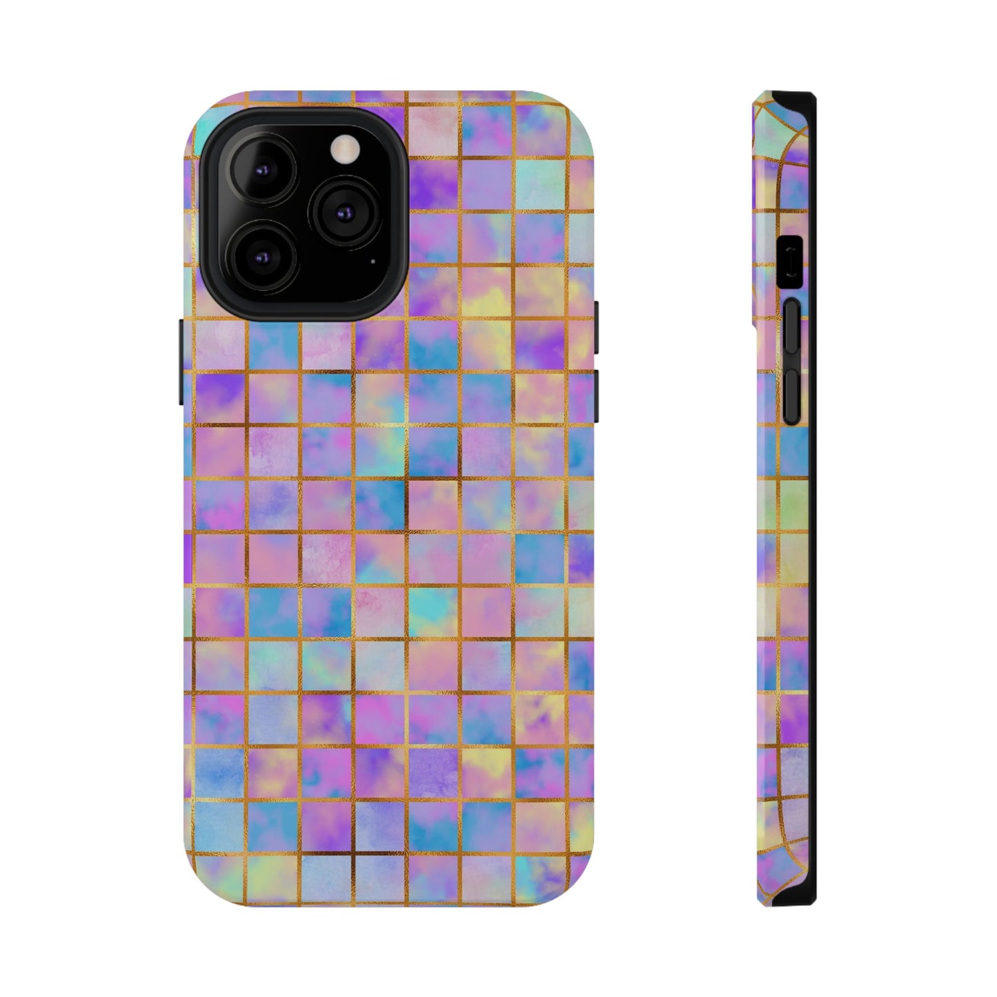 Colorful Mosaic Impact-Resistant Phone Case