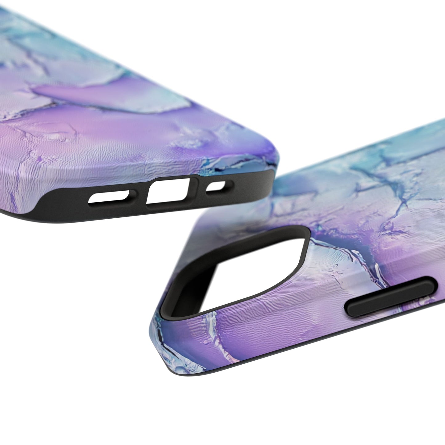Vibrant Impact-Resistant Phone Case - Colorful Texture Design