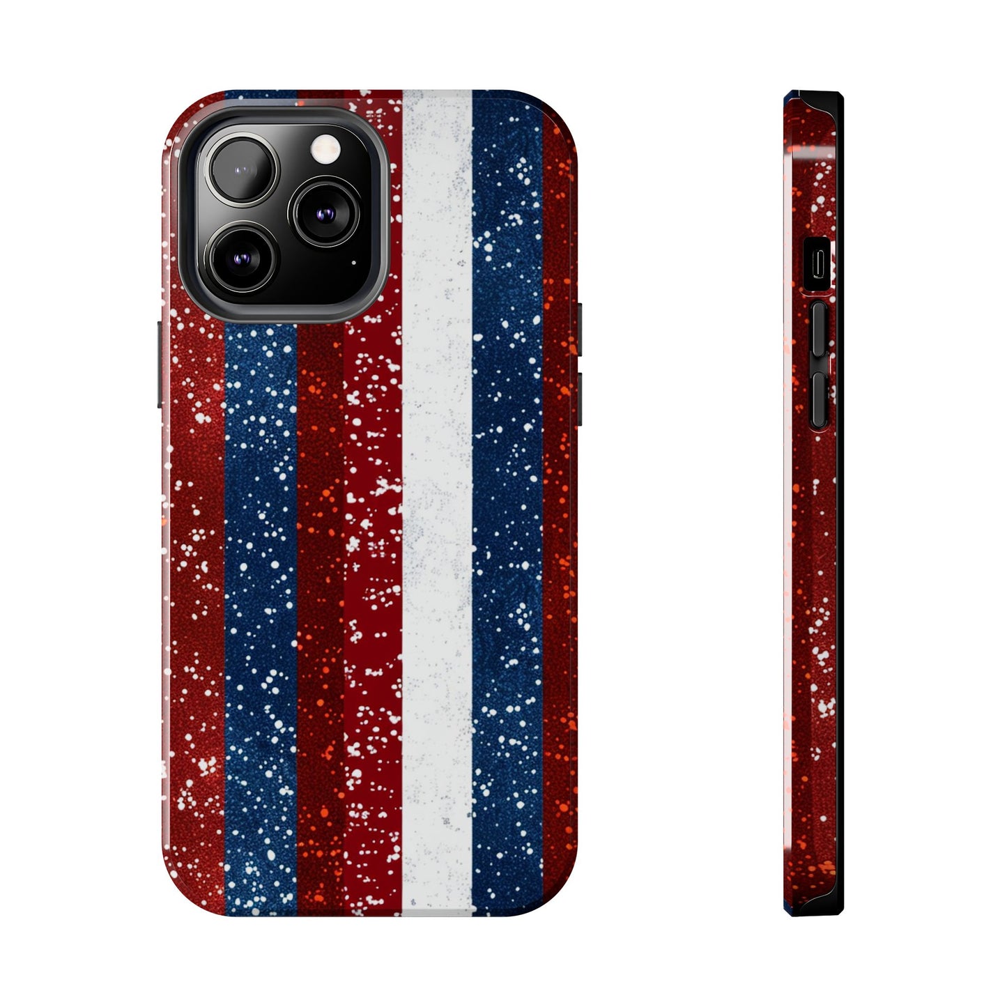 Patriotic Glitter Tough Phone Case