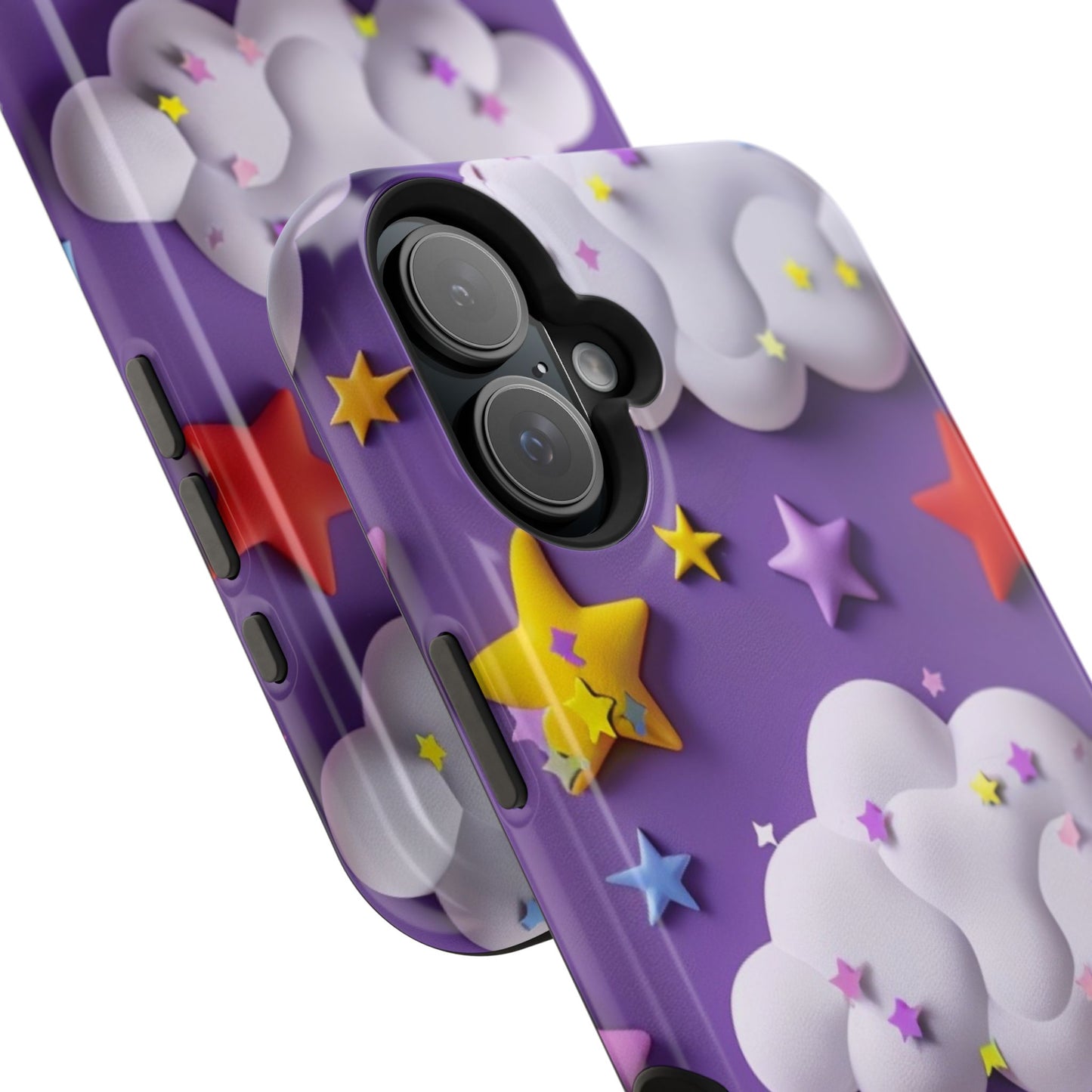 Colorful Cloud & Star Phone Case