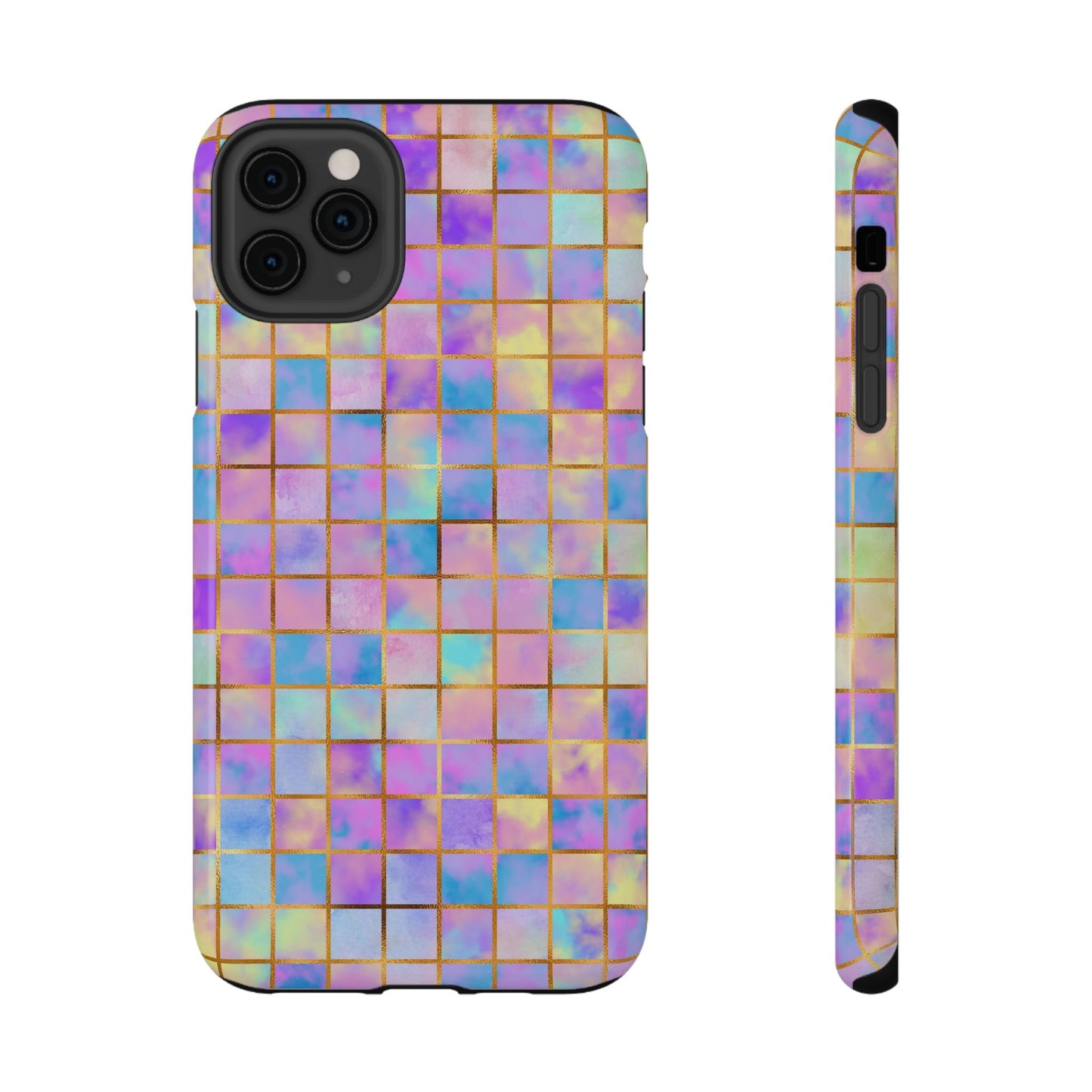 Colorful Mosaic Impact-Resistant Phone Case