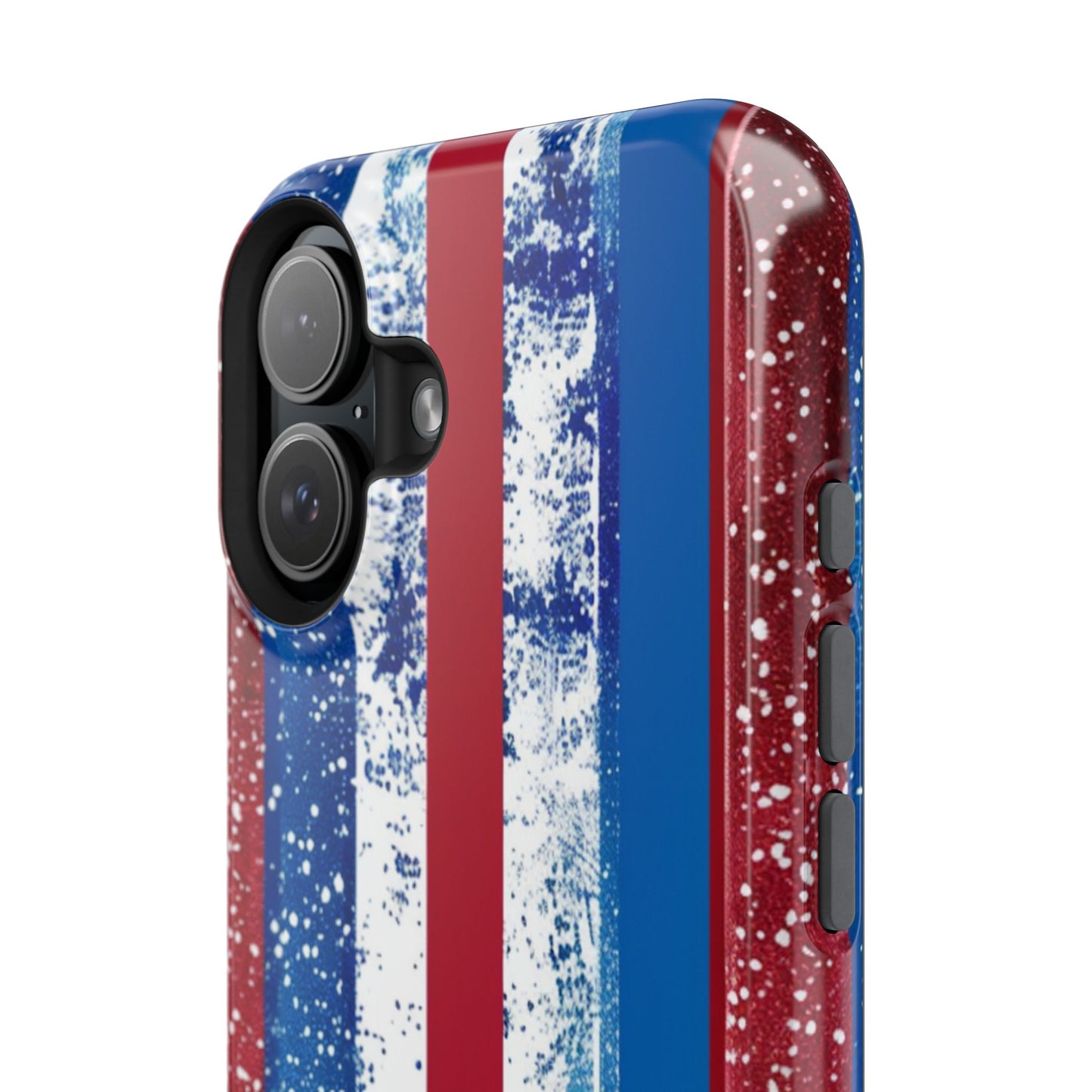 Patriotic Stripes Impact-Resistant Phone Case