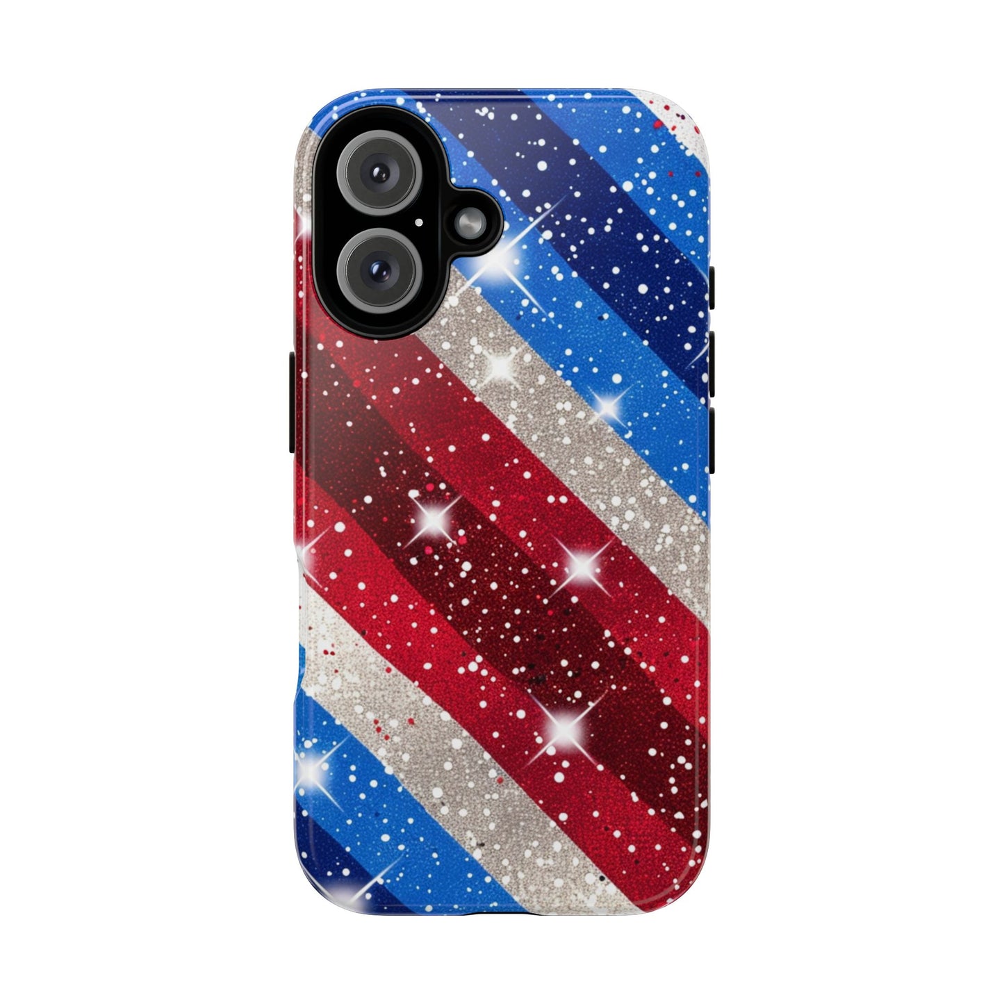 Glittery Patriotic Phone Case - Tough Cases