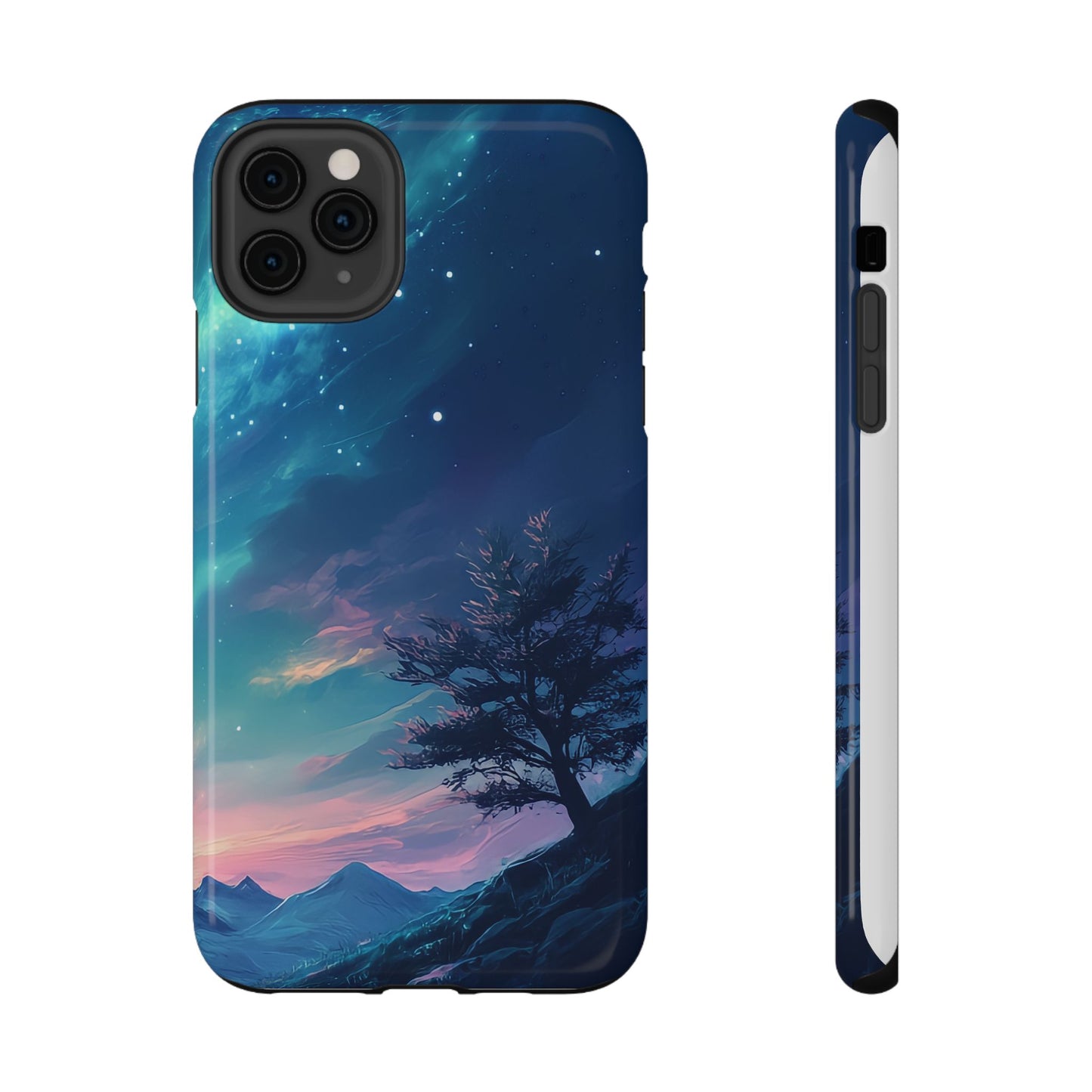 Stunning Galaxy Tree Impact-Resistant Phone Case