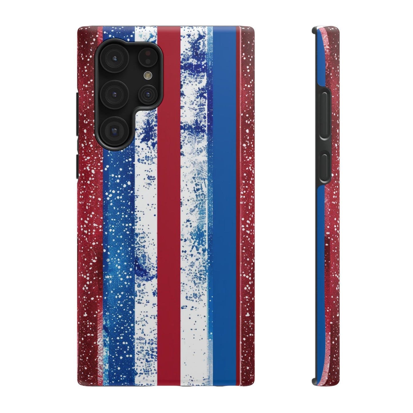 Patriotic Stripes Impact-Resistant Phone Case