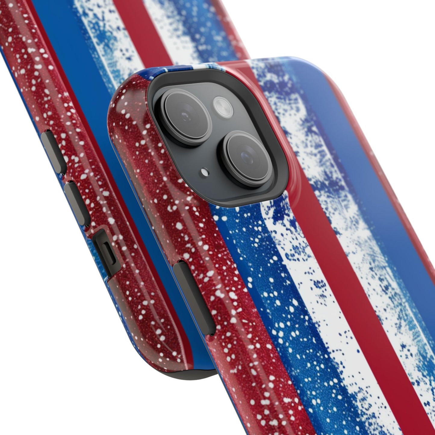 Patriotic Stripes Impact-Resistant Phone Case