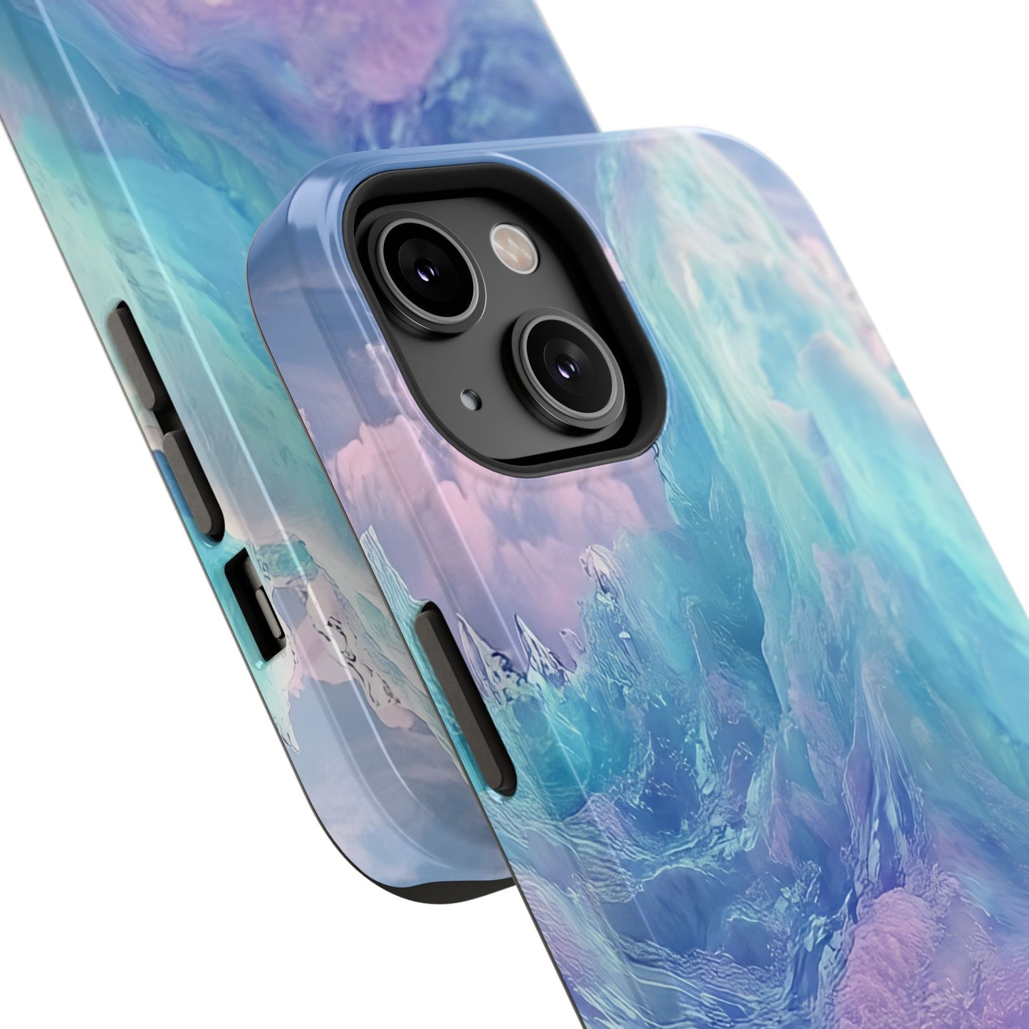 Phone Case - Colorful Abstract Waves Design