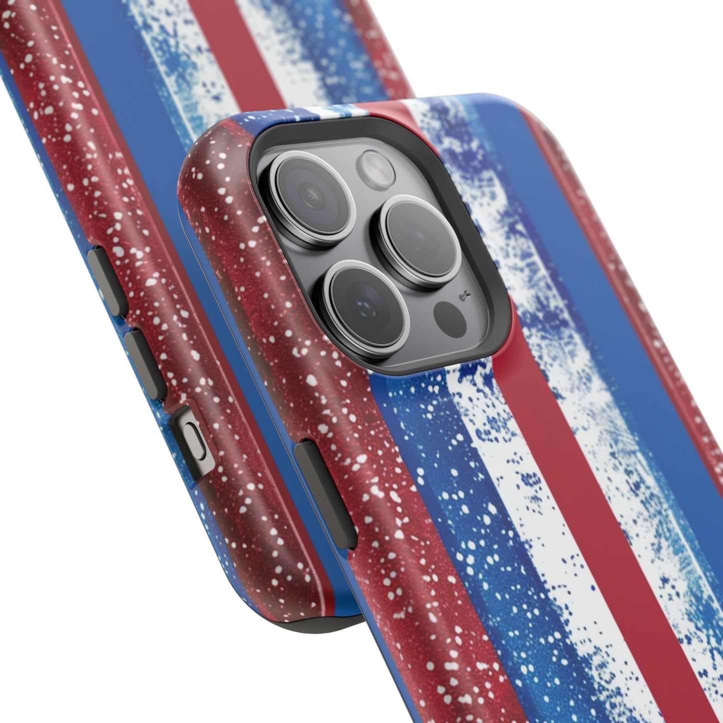 Patriotic Stripes Impact-Resistant Phone Case