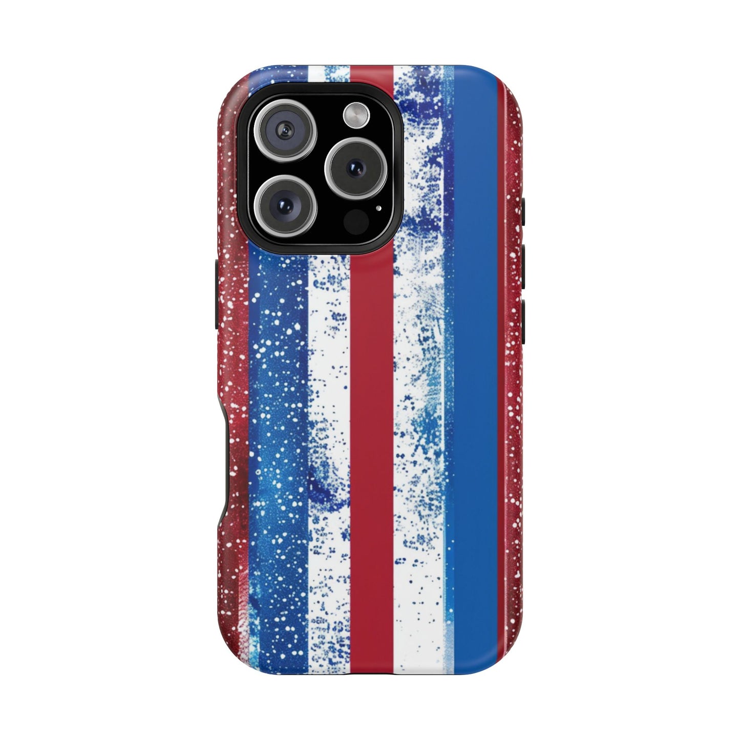 Patriotic Stripes Impact-Resistant Phone Case