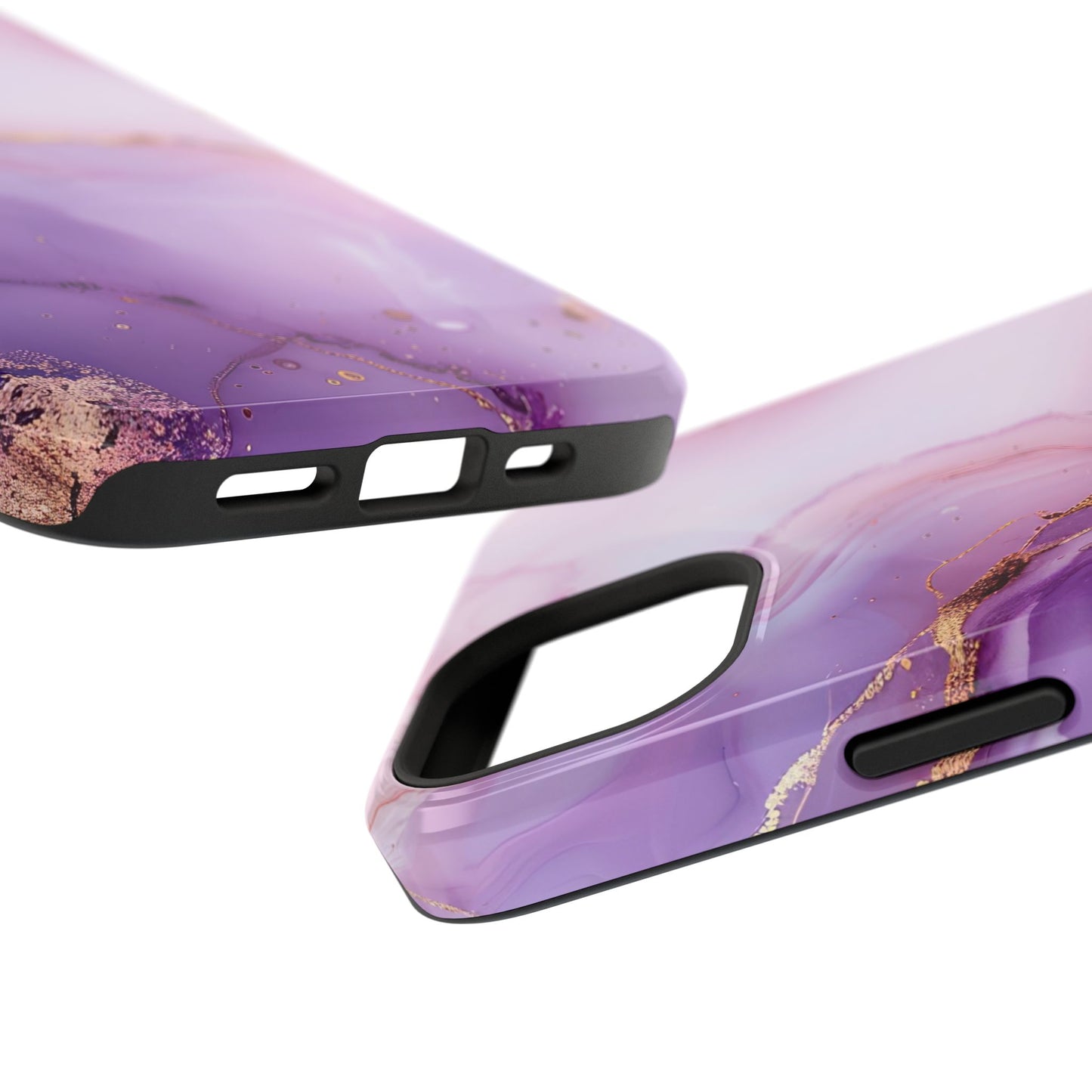 Elegant Purple Marble iPhone Case