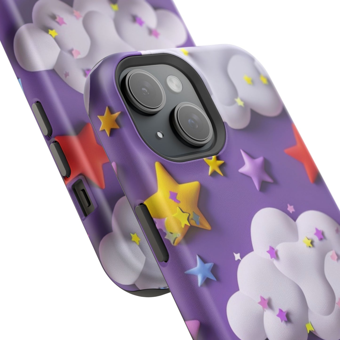 Colorful Cloud & Star Phone Case