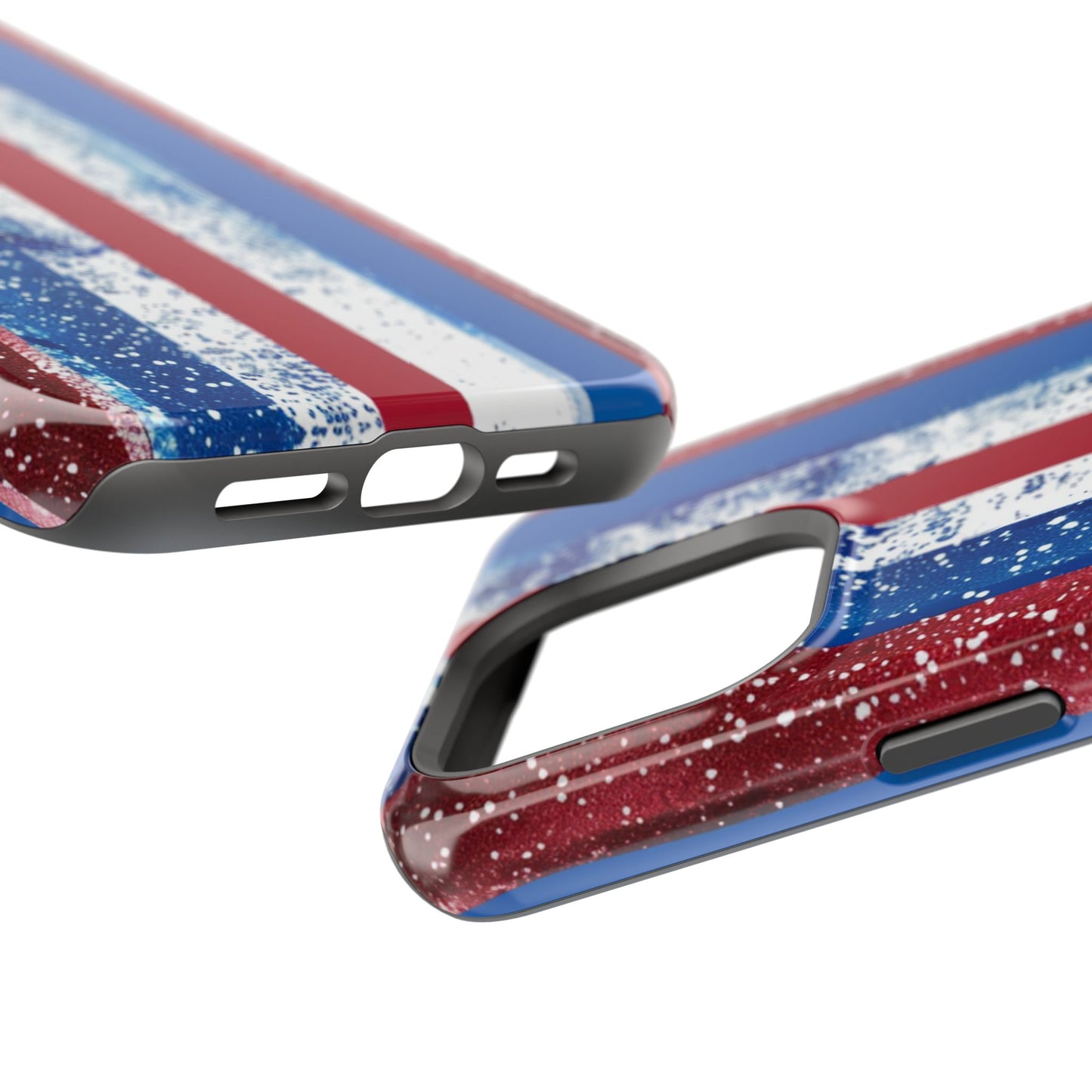 Patriotic Stripes Impact-Resistant Phone Case